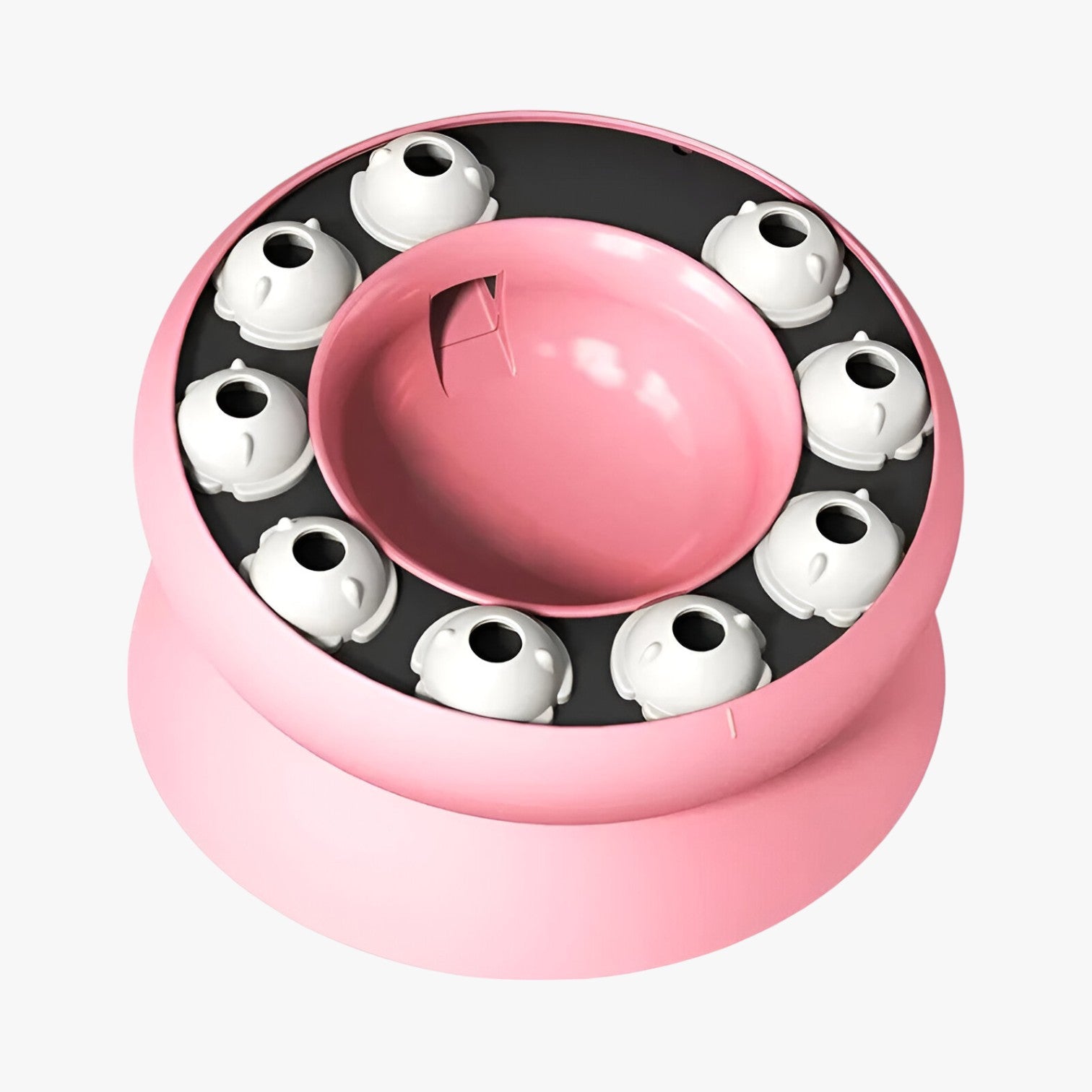 Matthew | Ciotola Puzzle Inclinata per Gatti Alimentazione Lenta e Divertente - Rosa - pet PET SUPPLIES petproduct - Concept Palermo
