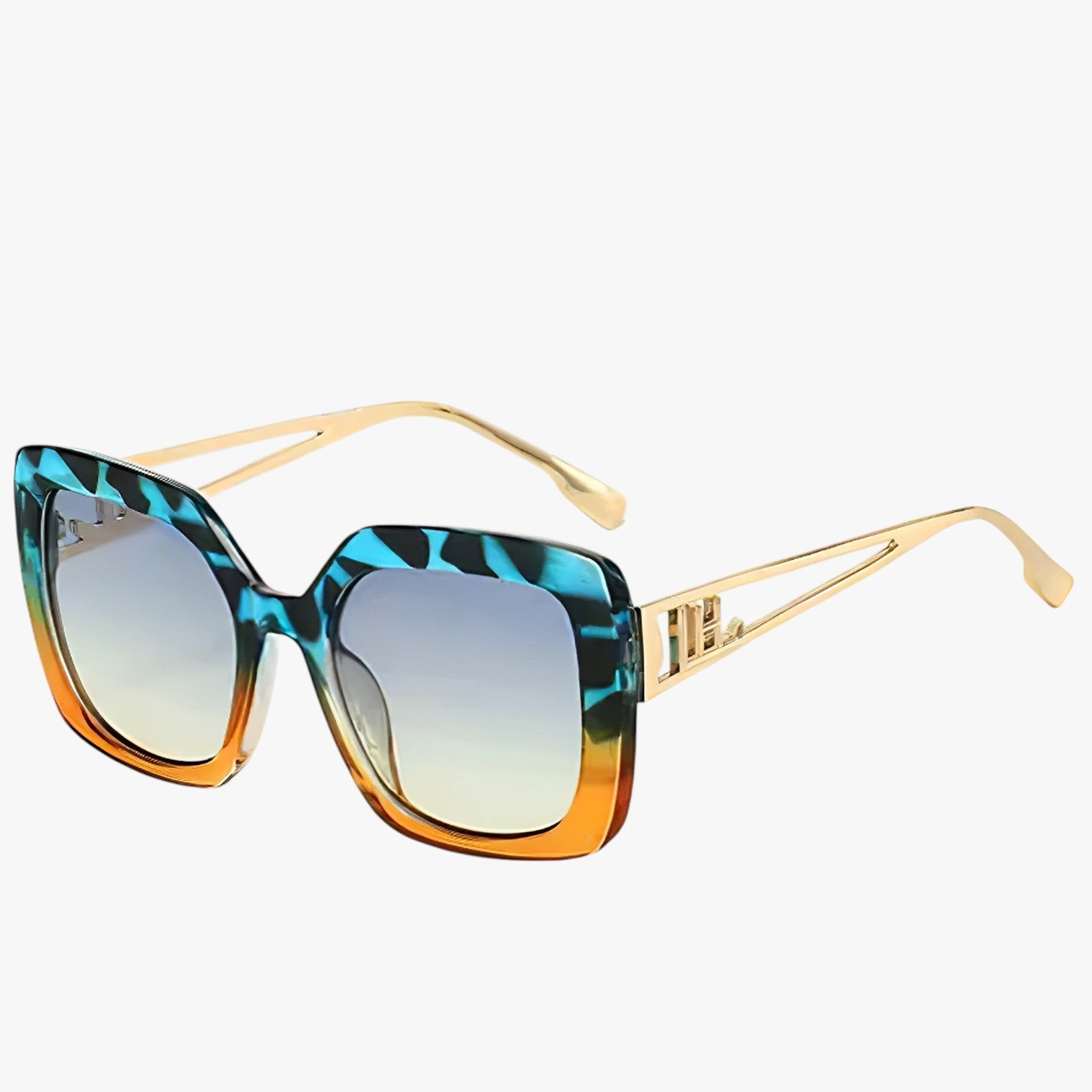 Ensley | Occhiali da sole vintage con montatura trasparente e lenti a gradiente di lusso - - Cat Eye Sunglasses Fashion Sunglasses polarized sunglasses women Sunglasses - Concept Palermo