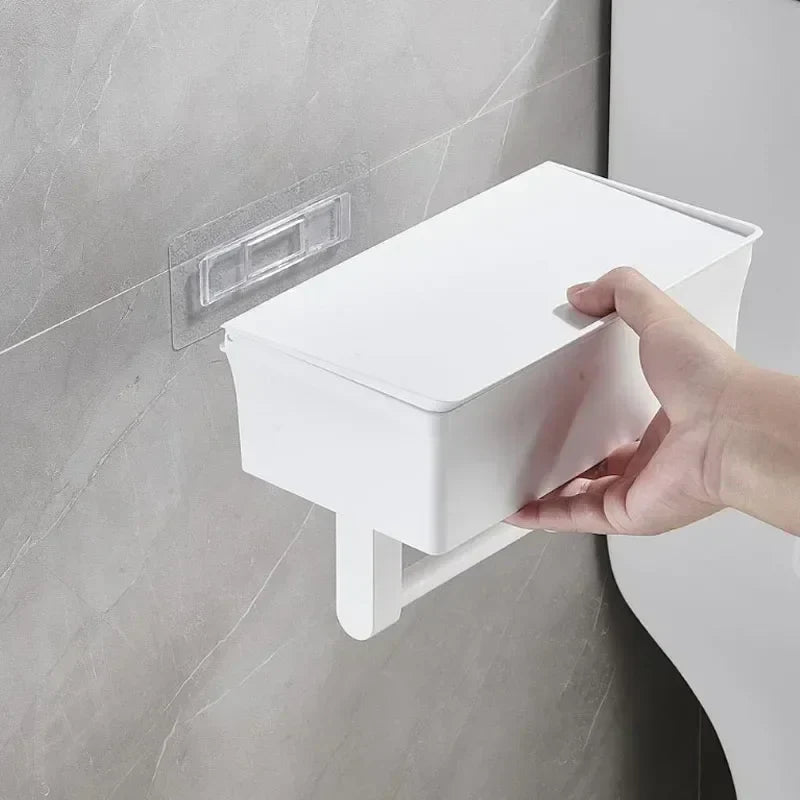 ElegantEssentials™ Porta rotolo di carta igienica - Esperienza di eleganza funzionale - Bianco - - Concept Palermo