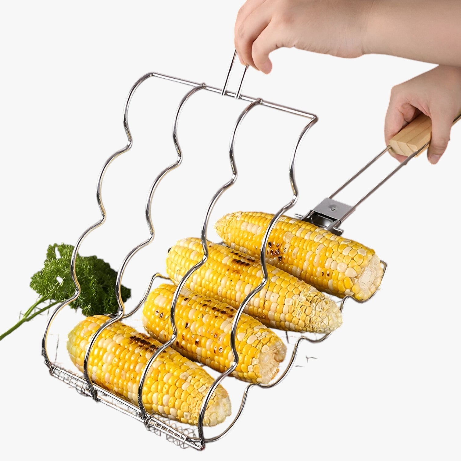 Zann | Griglia per mais pieghevole – Cottura perfetta e facile da trasportare - - Kitchen kitchen accessory kitchen tools - Concept Palermo