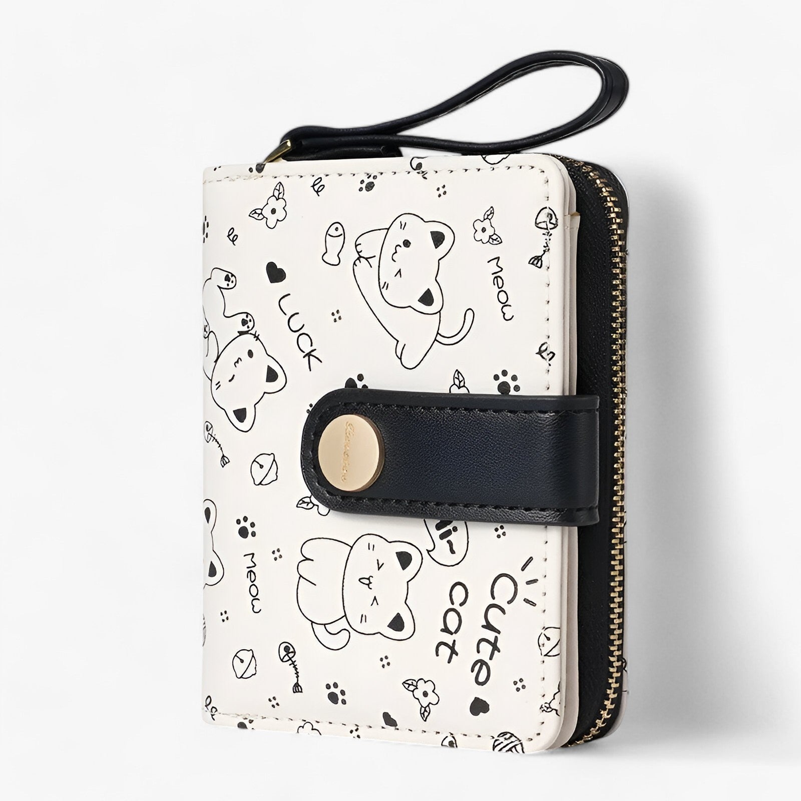 Cassandra | Portafoglio Donna con Gattine - Compatto e Multifunzionale - - wallet womens wallet - Concept Palermo