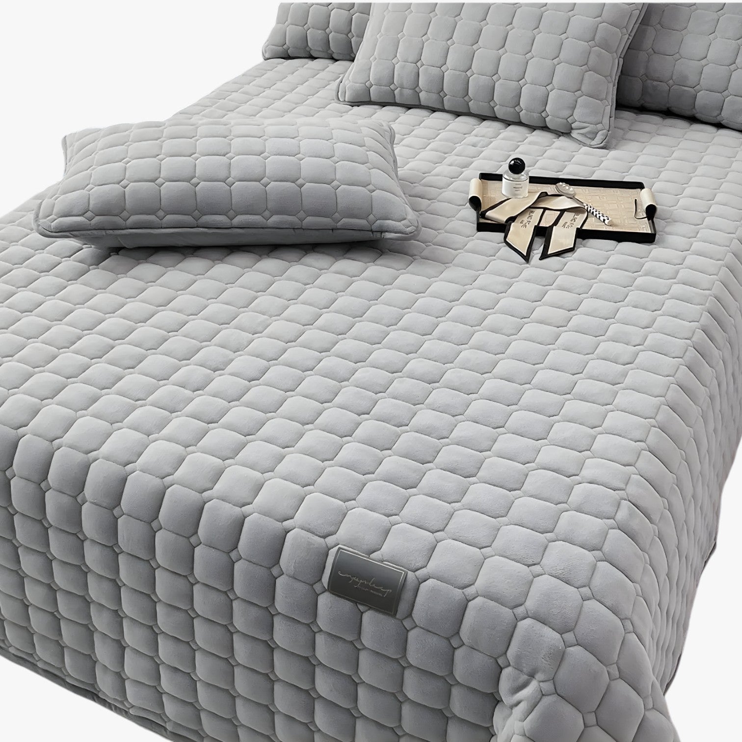 Perla | Lussuoso copripiumino in morbido velluto per comfort e lusso - - bedroom Home - Concept Palermo