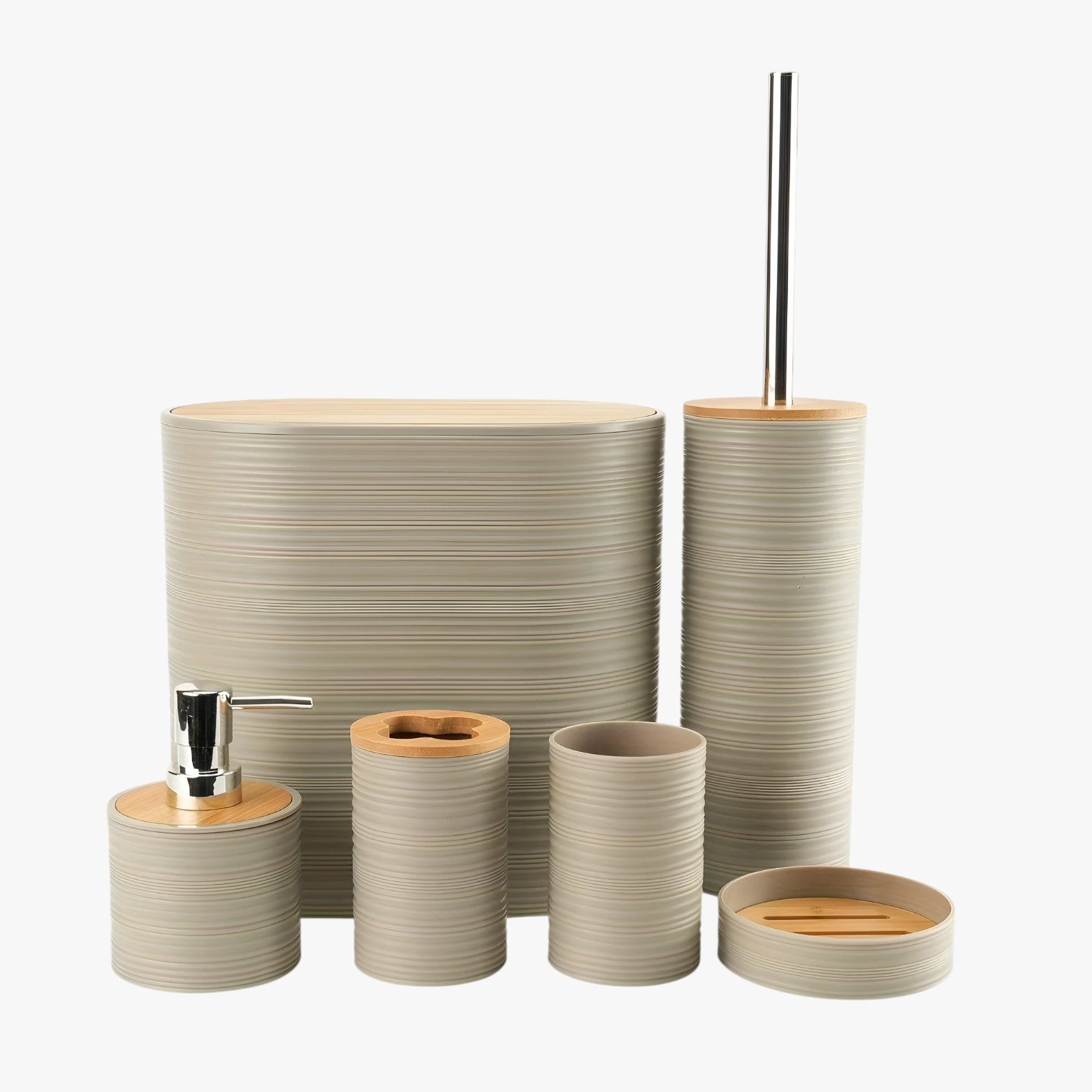Elodie | Set completo da bagno 6 pezzi – Elegante e organizzato - messa - bathroom - Concept Palermo