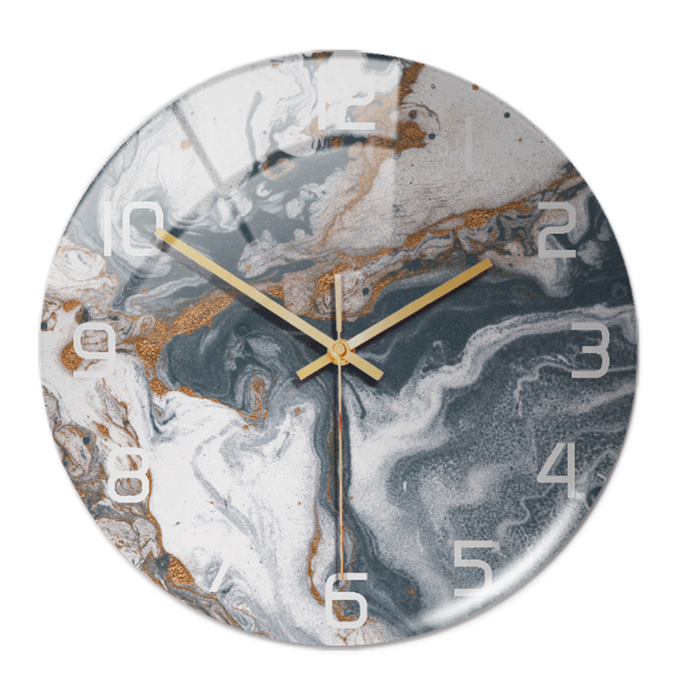 Orologio in marmo senza tempo - Grigio Rame Bianco - clocks - Concept Palermo