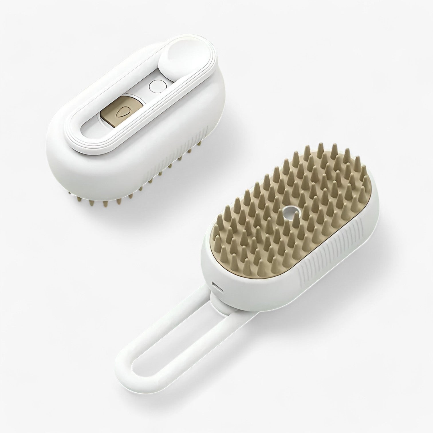 Euna | Spazzola Elettrica per Vapore e Massaggio per Animali Domestici - Bianco - pet pet accessories PET SUPPLIES - Concept Palermo