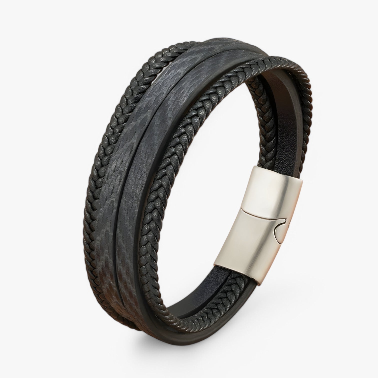 Olivier | Bracciale da Uomo Elegante – Multistrato & Magnetico - - BRACELETS mens accessory mens bracelet - Concept Palermo