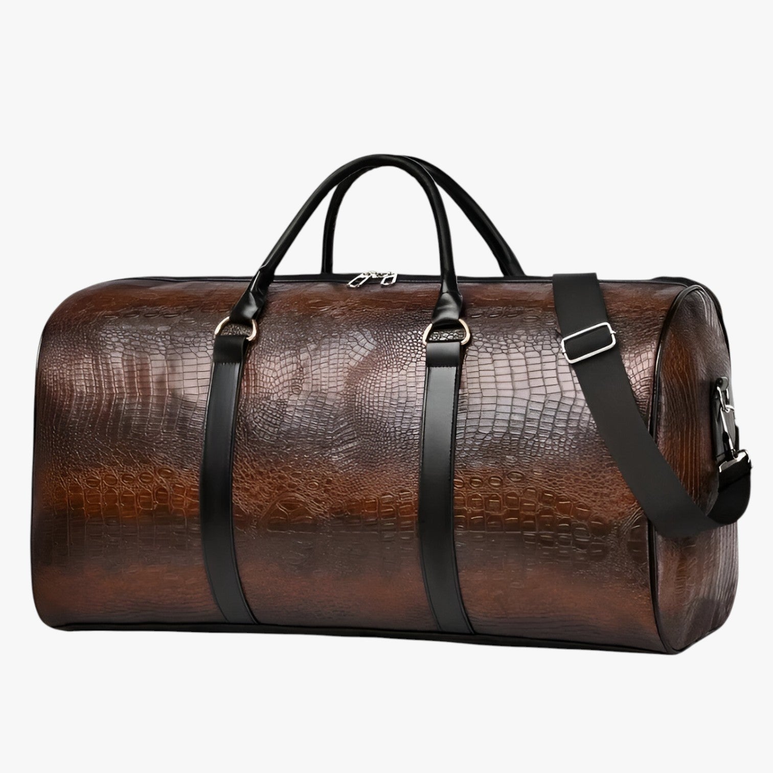 Archie | Borsa da viaggio in pelle resistente e capiente - Marrone scuro - Bags duffel bag men bag - Concept Palermo