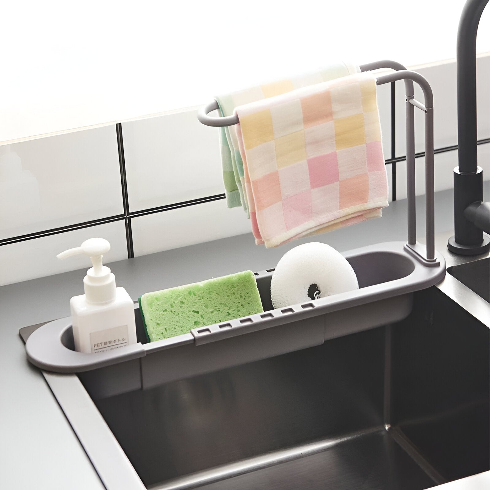 Organizer per lavandino | Il miglior aiuto per i tuoi oggetti da cucina - - kitchen organizer sink organizer - Concept Palermo