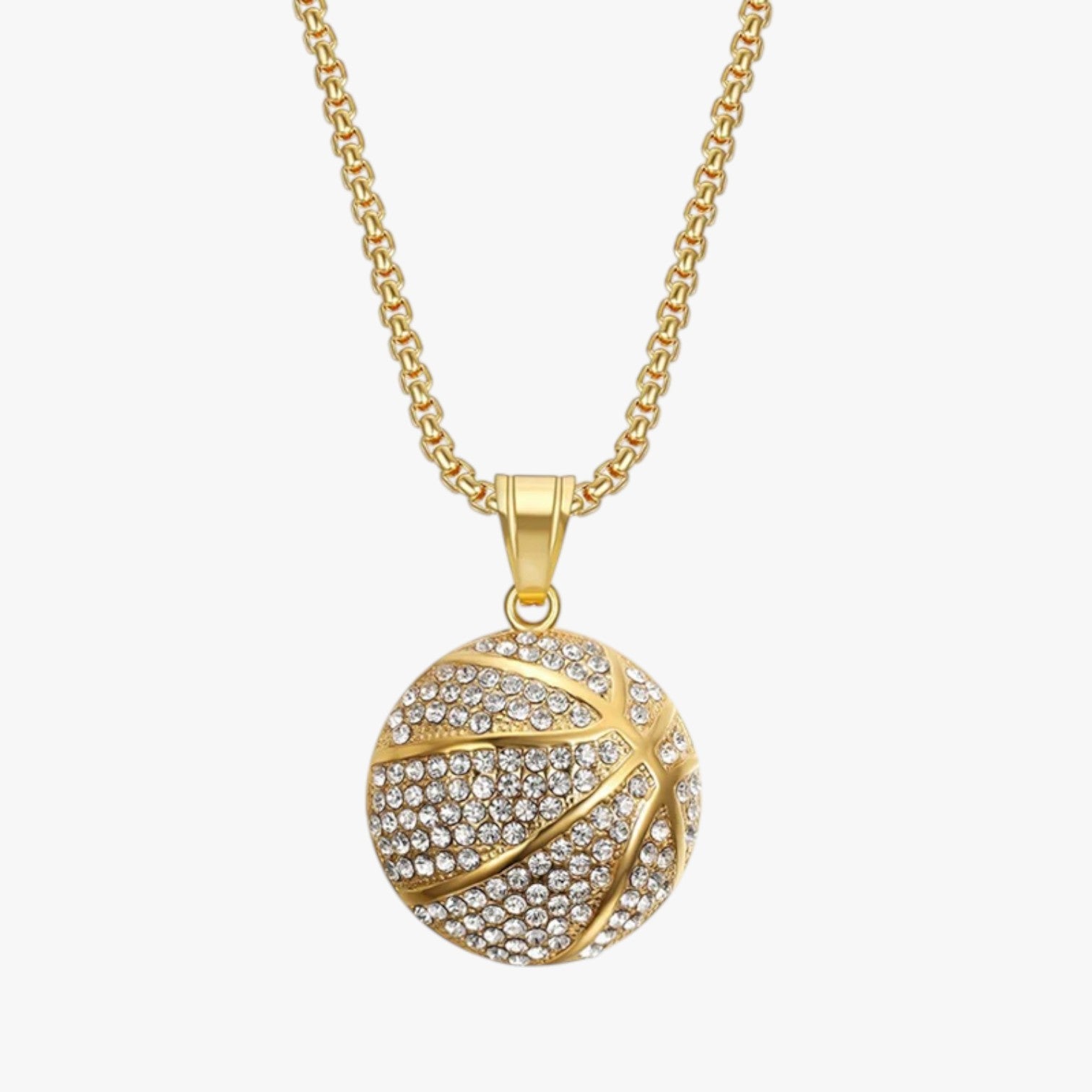 Kenji | Collana basket hip hop dorata - Gold Color 68cm Gold Color - necklace necklace for men NECKLACES - Concept Palermo