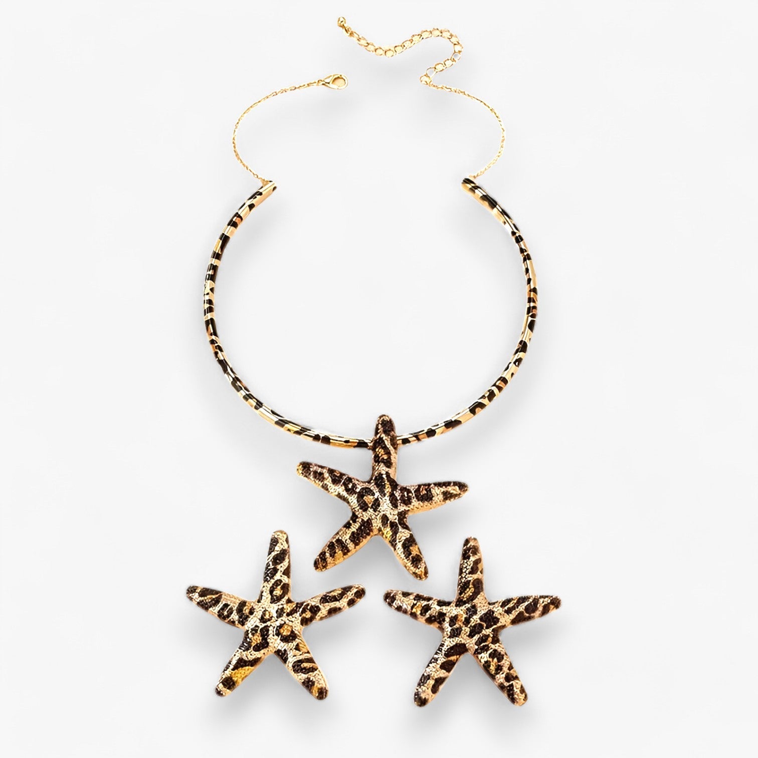 Leona | Set di stelle marine eleganti - Con stile e pronto per essere regalato - Argento-Oro - Gift Gifts for women NECKLACES Necklaces for women - Concept Palermo