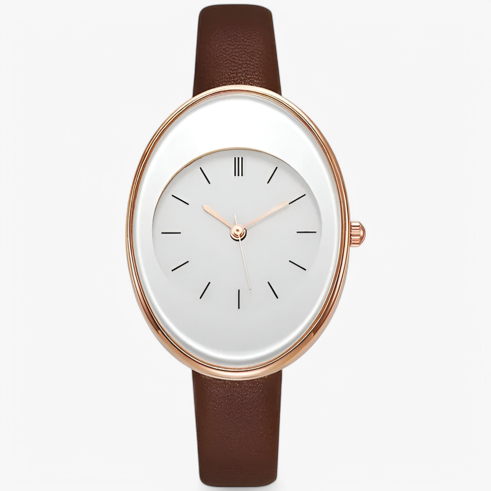 Mirella | Orologio da donna alla moda con cinturino minimal - Marrone - female watch watch for women - Concept Palermo