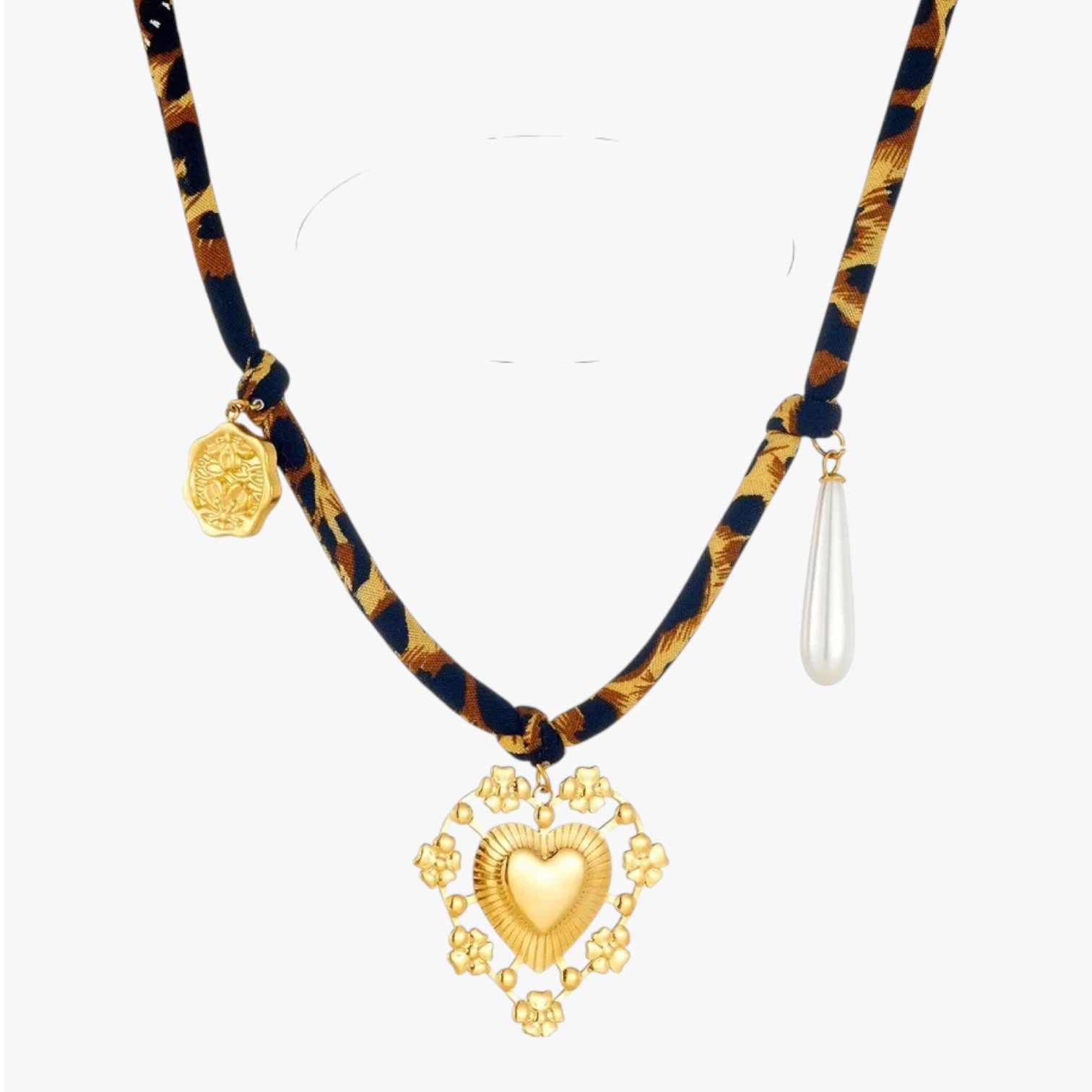 Maggie | Collana Charm Leopardo con Dettagli Oro Stile Unico e Regalo Perfetto - - Fashion Necklaces necklace NECKLACES Necklaces for Women - Concept Palermo