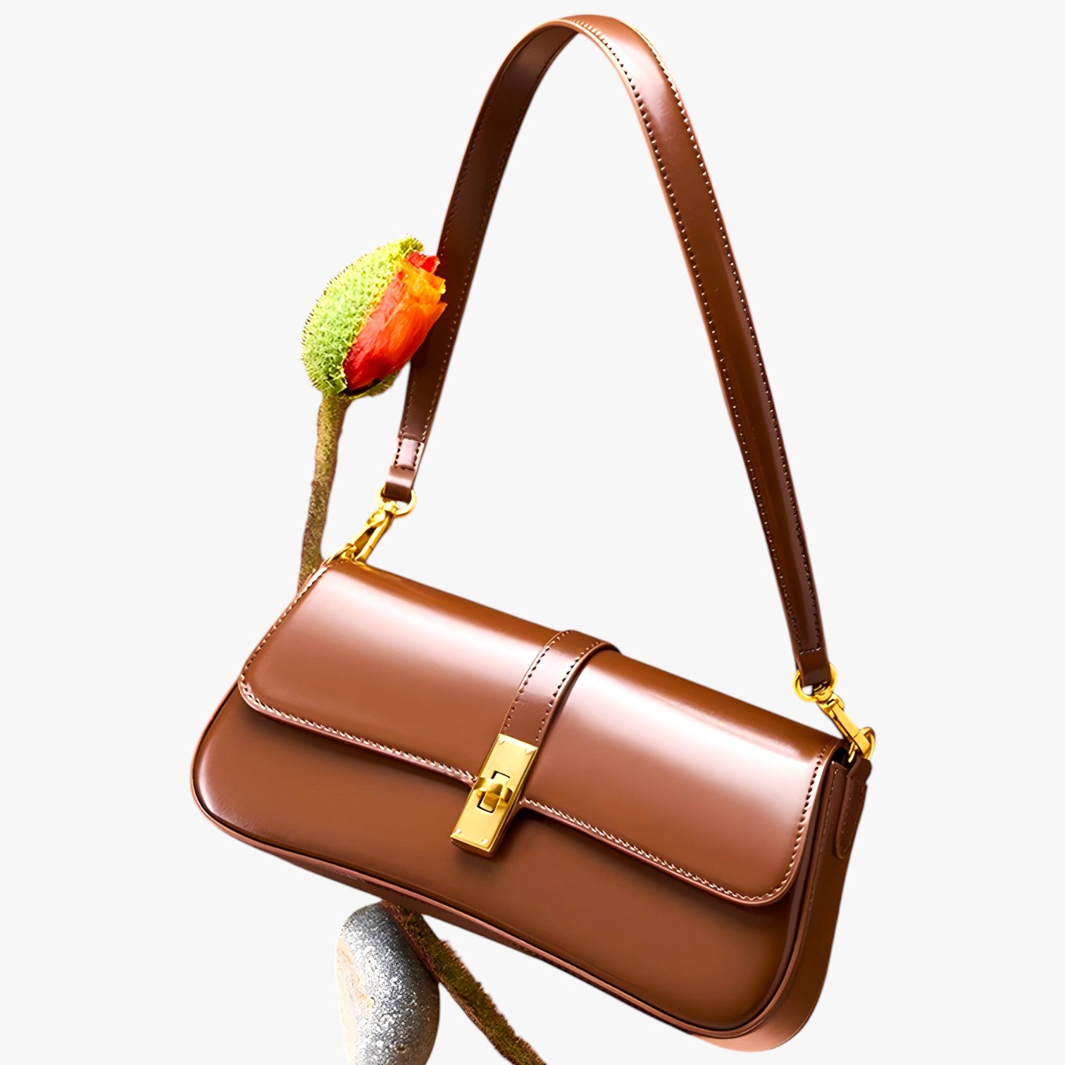 Alaia | Borsa Baguette in Vera Pelle di Lusso - - bag Bags handbags Shoulder Bags women bags Women's handbags - Concept Palermo