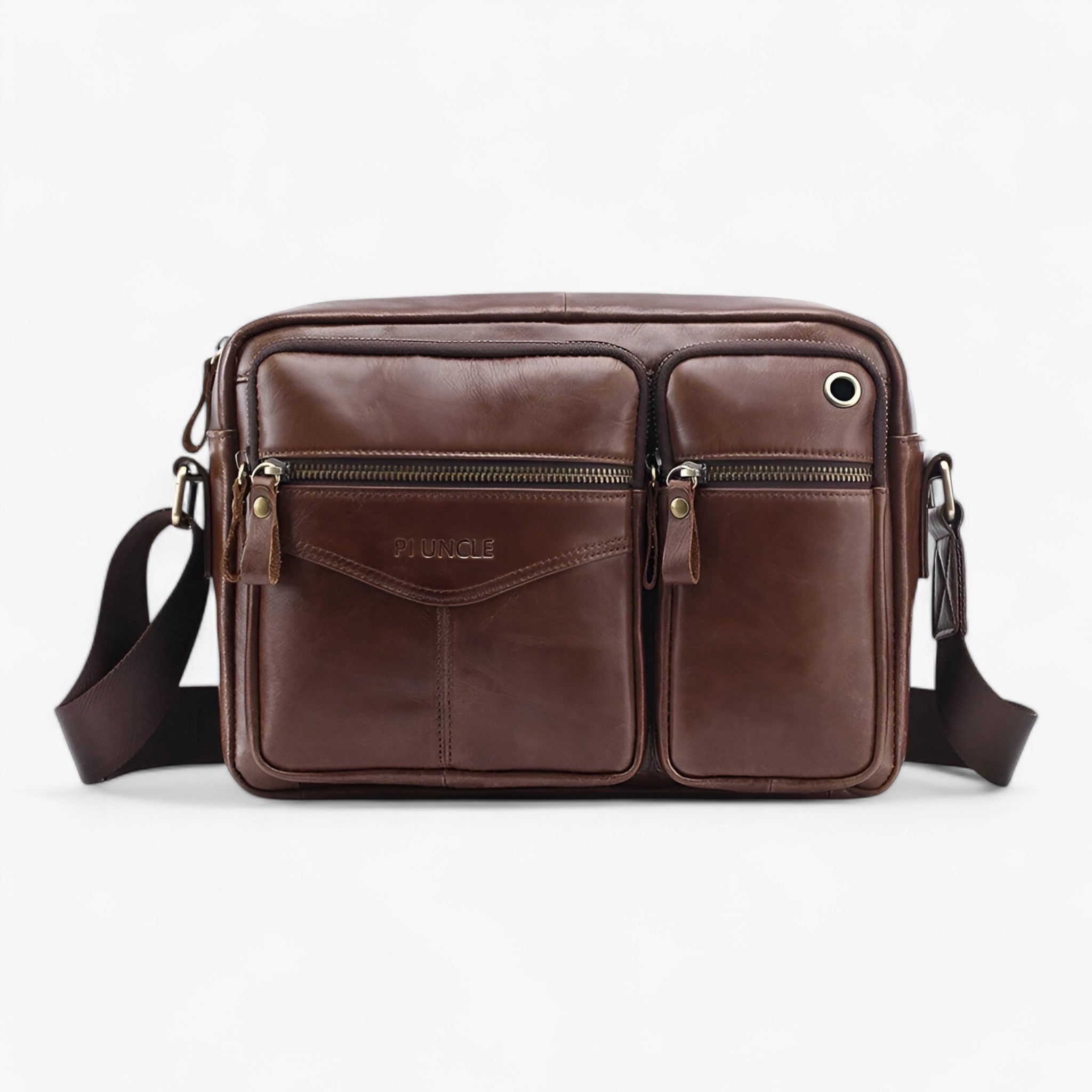 Noah | Borsa in pelle - Elegante e funzionale - Caffè - - Concept Palermo