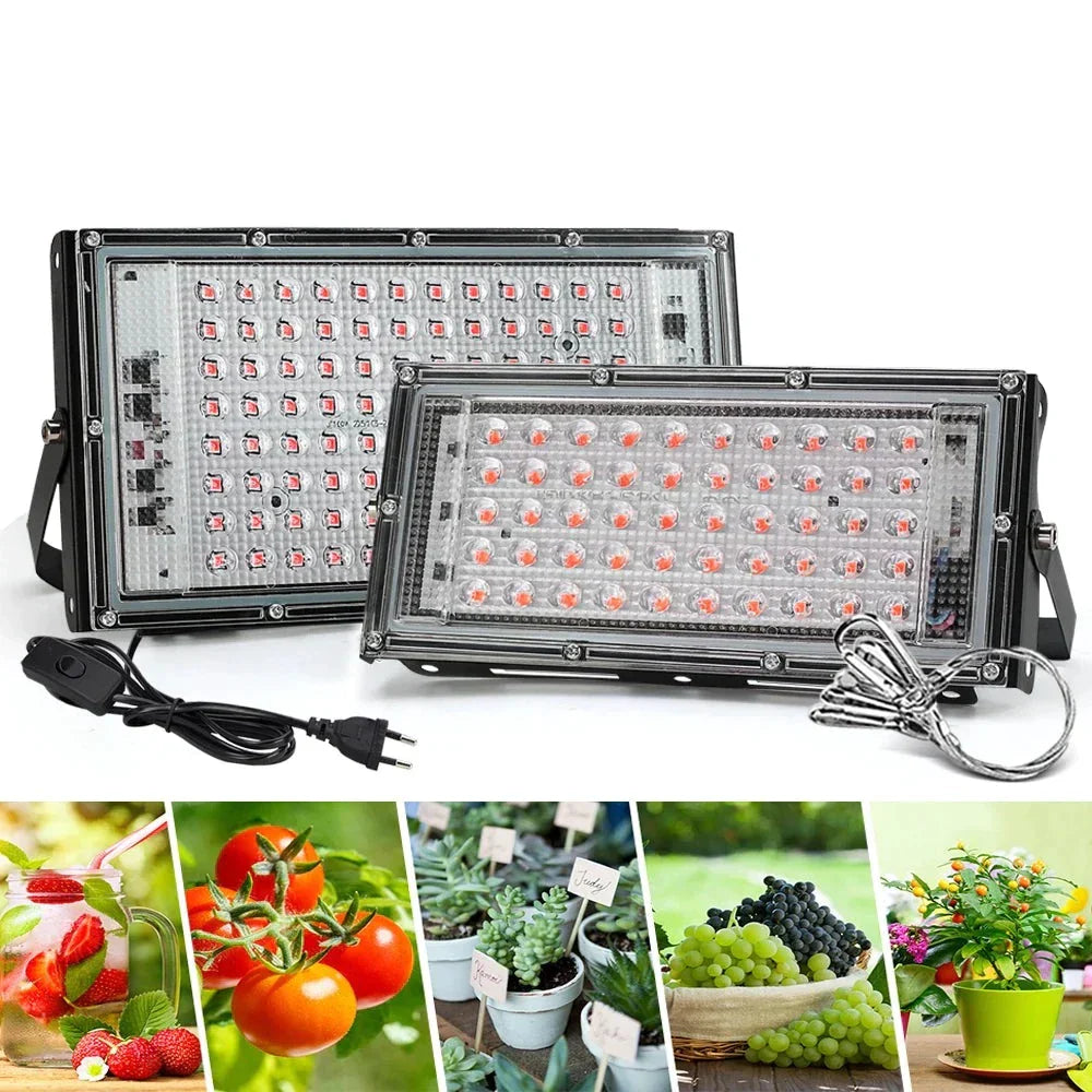 HydroGlow - Lampada da coltivazione LED a spettro completo con spina EU - - Decoration lighting grow lamp grow light led lamp lightning plant light - Concept Palermo