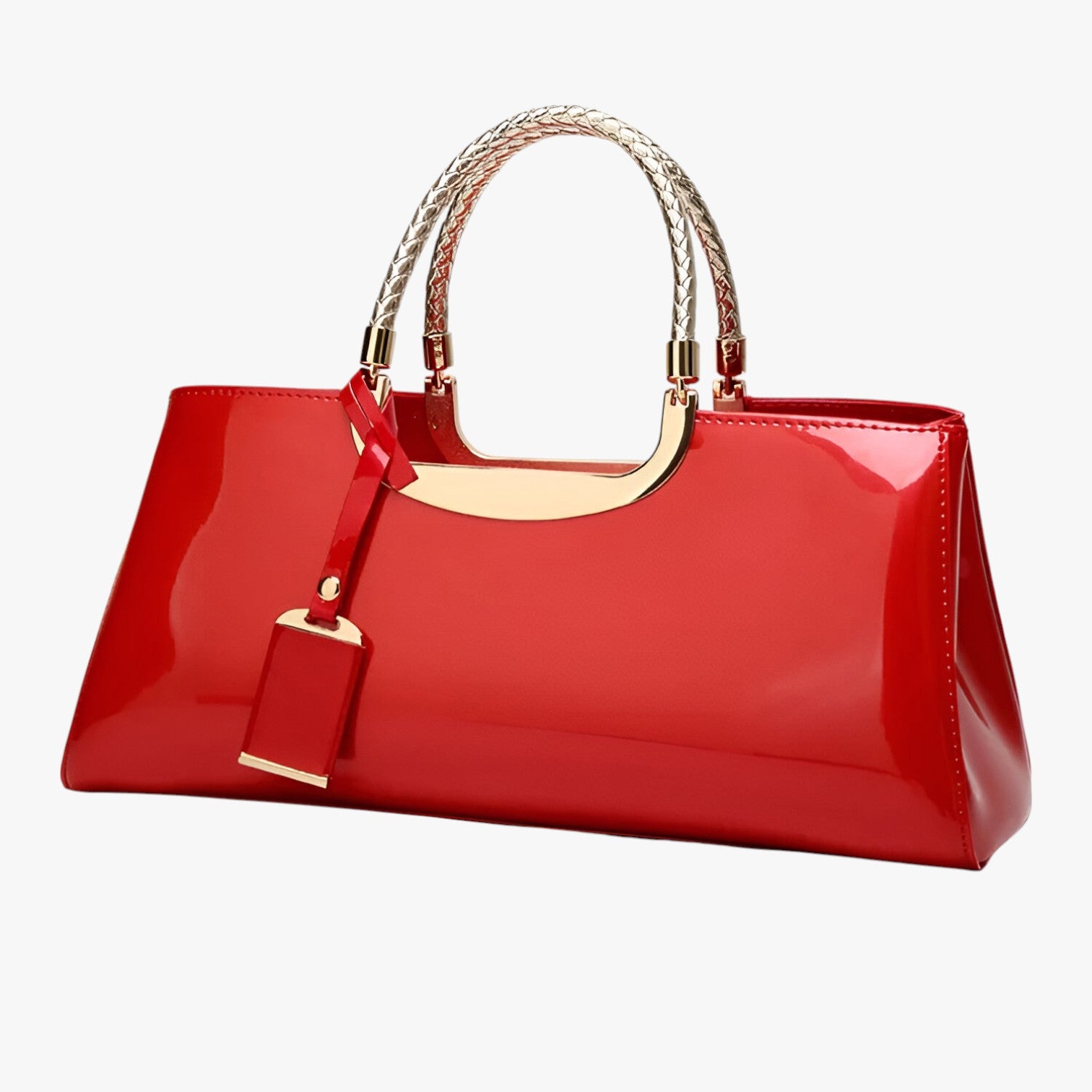Adele | Borsa elegante in pelle leggera a spalla - Rosso - bag Bags handbags women bags Women's handbags - Concept Palermo