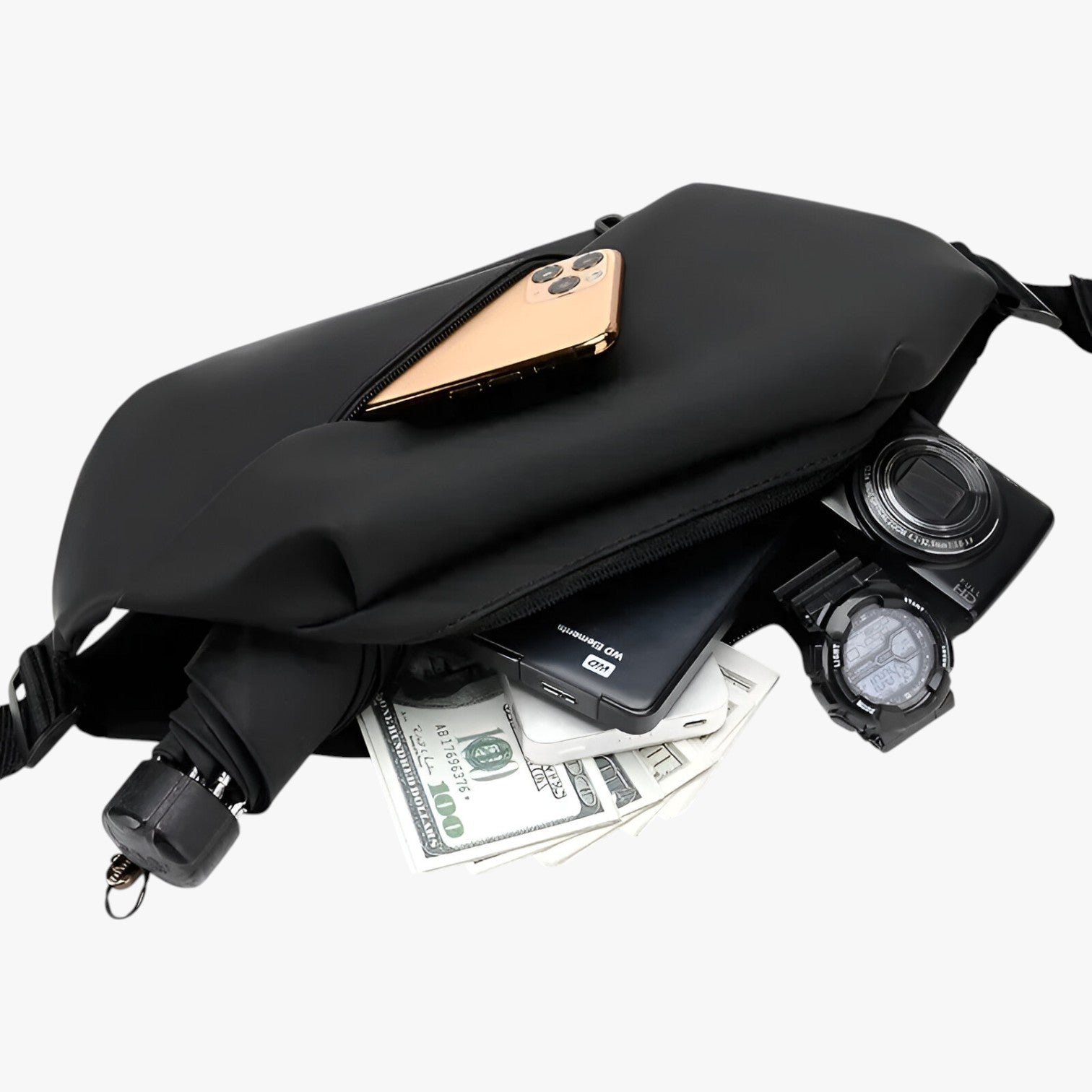 Zaire | Borsa a Vita Impermeabile per Viaggi e Uso Quotidiano - - Bags Crossbody Bags Shoulder & Crossbody Bags - Concept Palermo