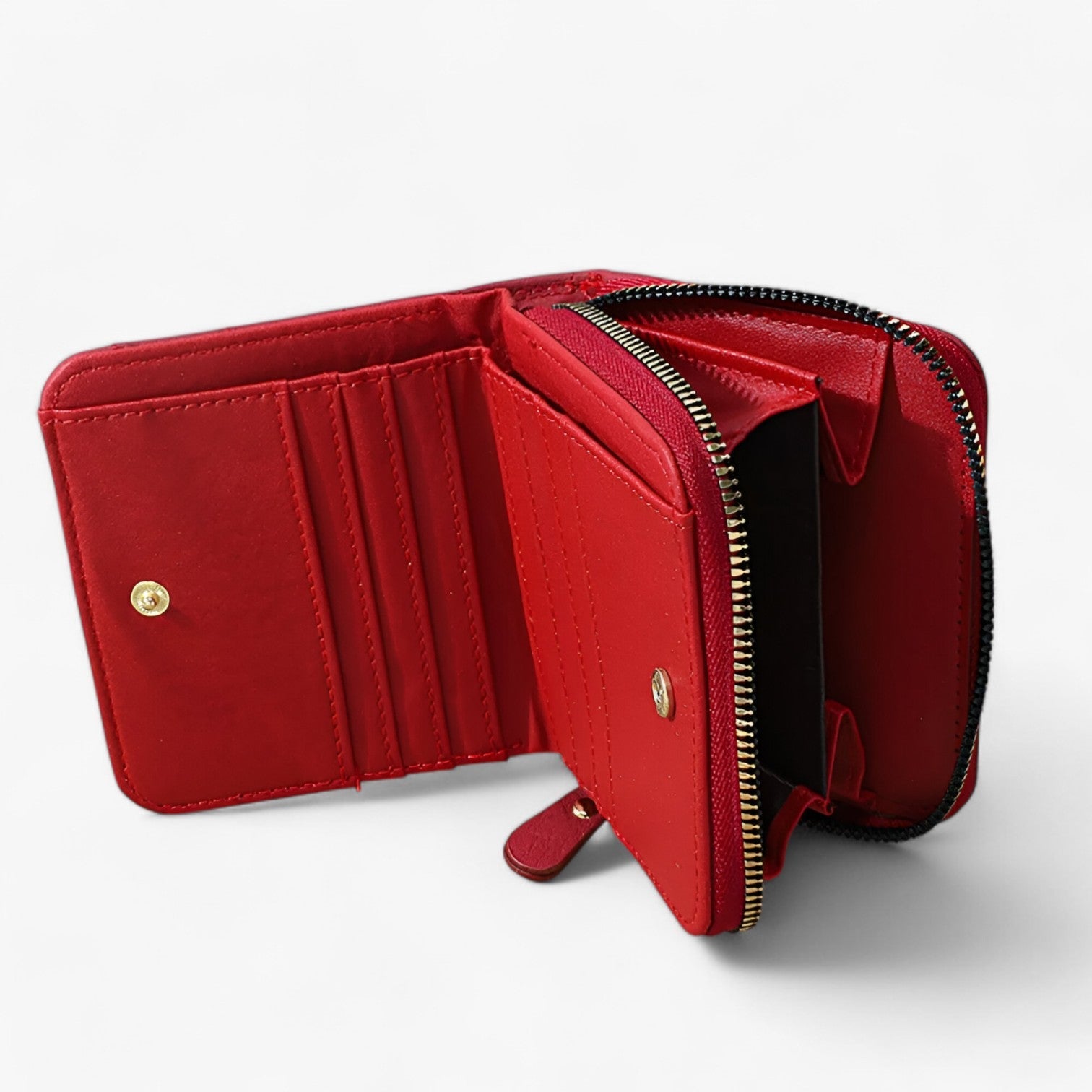 Emery| Portafoglio in PU pelle elegante e compatto con pratico design a zip - - wallet womens wallet - Concept Palermo