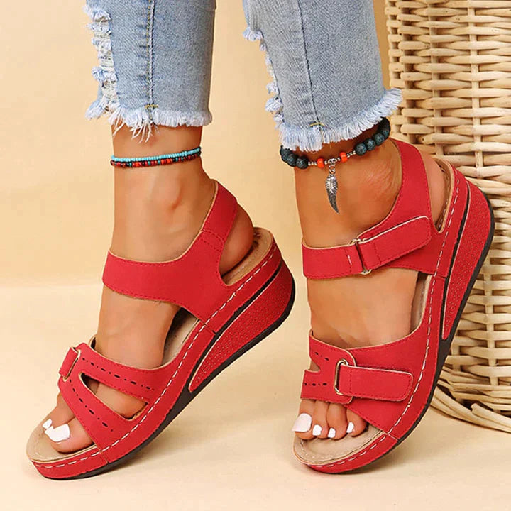 Dana - Sandali ortopedici - Sandali da donna - Rossa - sandals women sandals - Concept Palermo