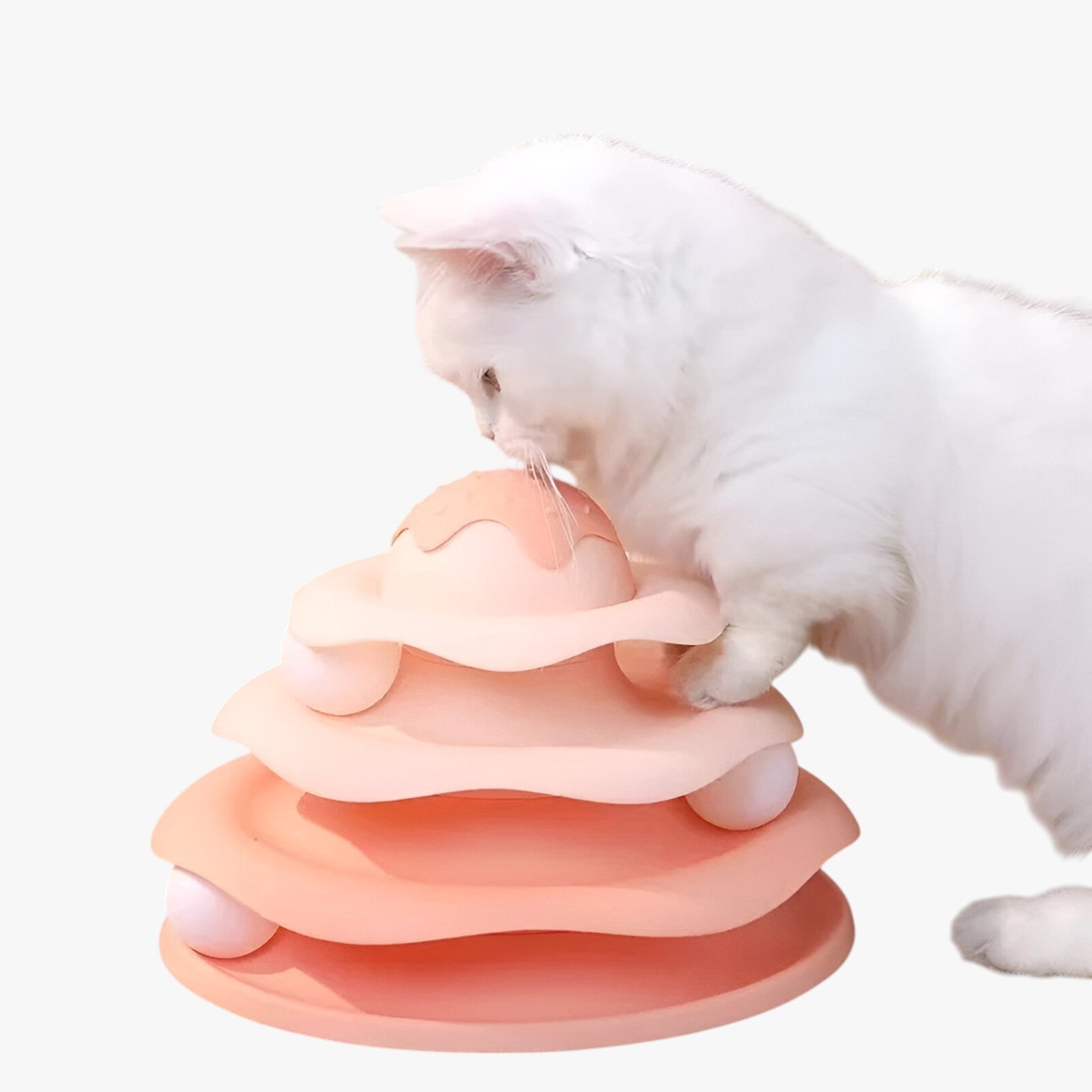 Clover | Torre Interattiva a 4 Piani – Gioco Divertente per Gatti Attivi - - pet PET SUPPLIES petproduct Pets - Concept Palermo