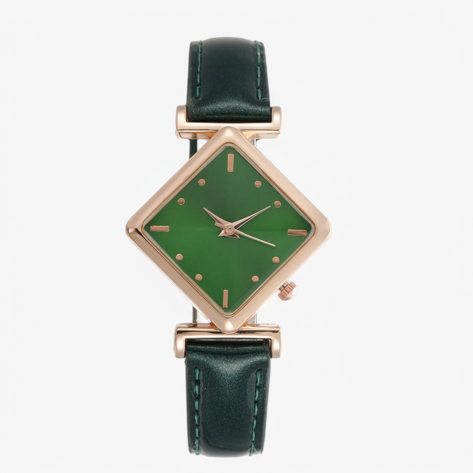 Aileen | Orologio di Lusso in Pelle – Eleganza Senza Tempo & Comfort - Verde - ladies watch watch watch for women women watch - Concept Palermo