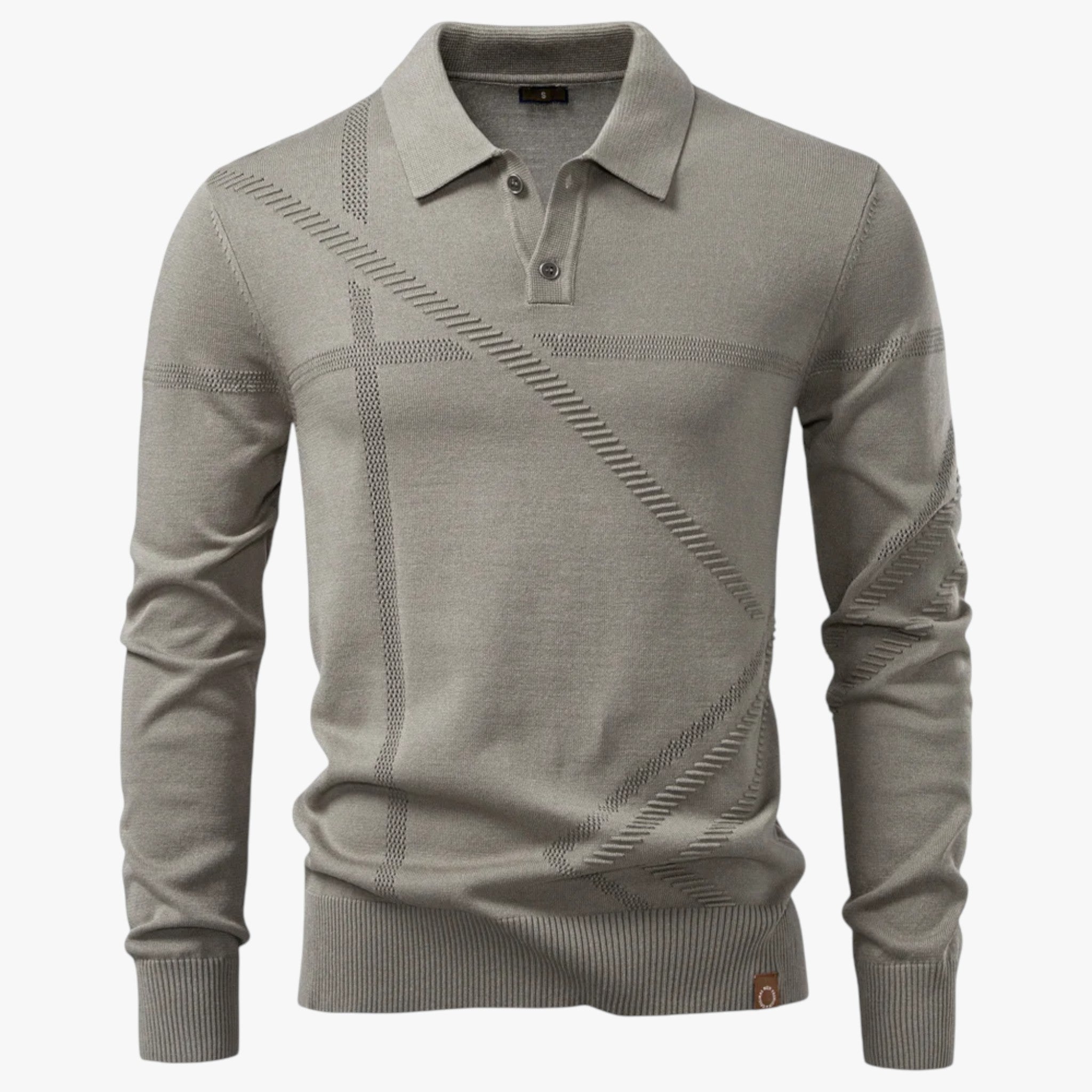 Levin | Maglione Polo Uomo - Marrone chiaro - Clothes clothes men Sweater sweater men sweaters - Concept Palermo