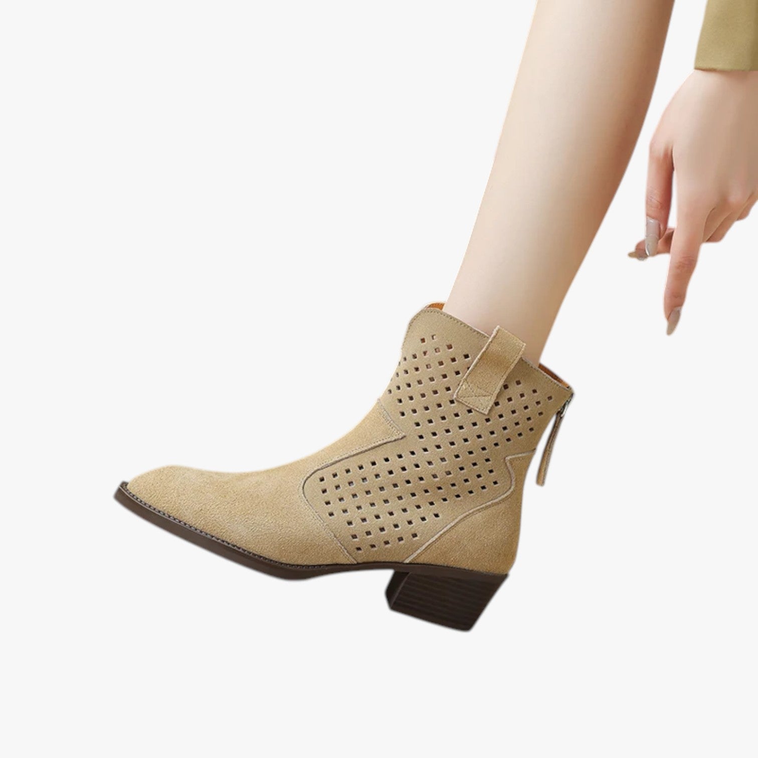 Alison | Stivaletti Chelsea da donna - Comodi, eleganti e in pelle scamosciata - - Boots & Shoes Leather Boots womens boots - Concept Palermo