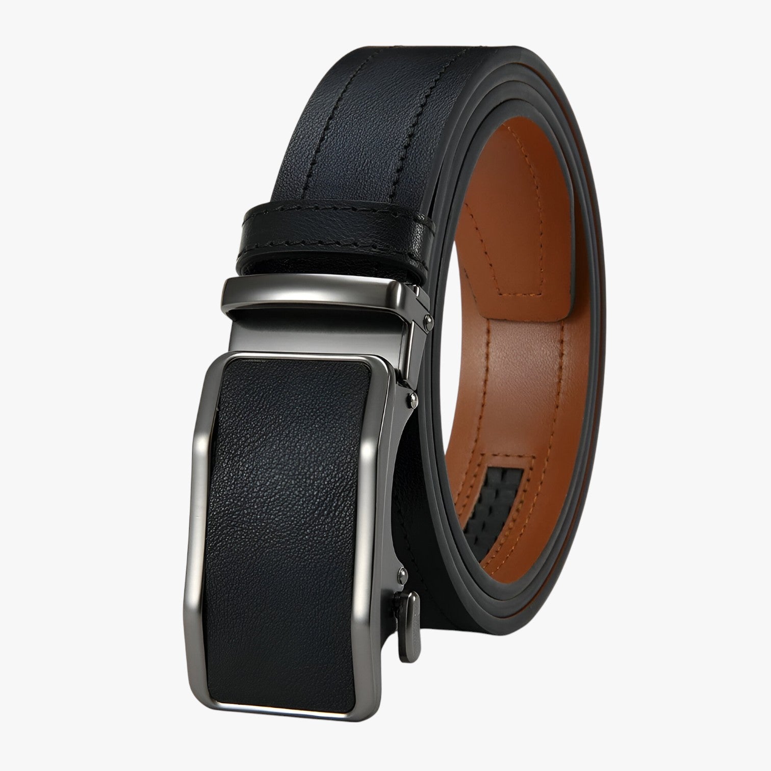 Colson | Cintura con fibbia automatica da uomo - Stile e comfort per ogni giorno - Nero - Belts belts for men mens accessory Mens belt - Concept Palermo