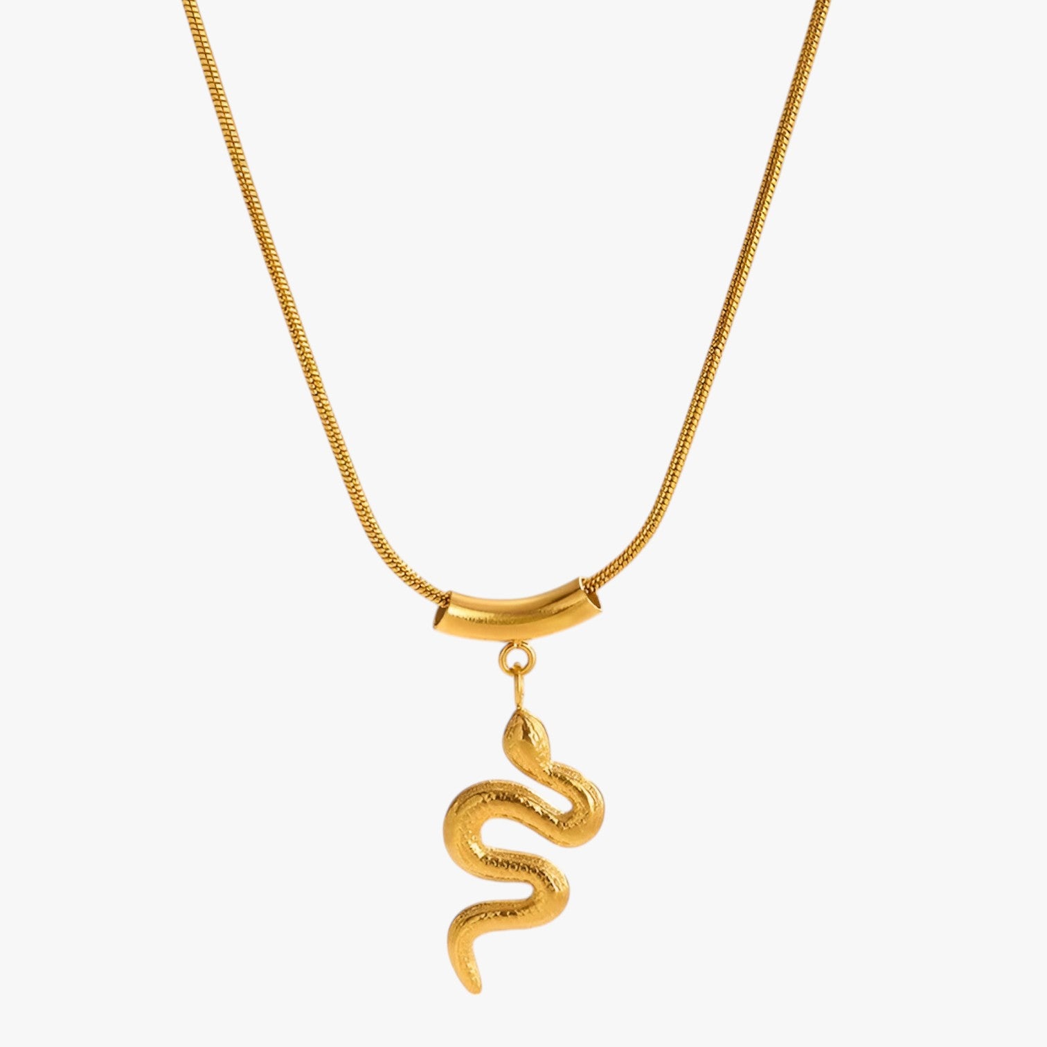 Zuri | Collana serpente dorata vintage - - elegant womens necklaces necklace NECKLACES Necklaces for Women - Concept Palermo