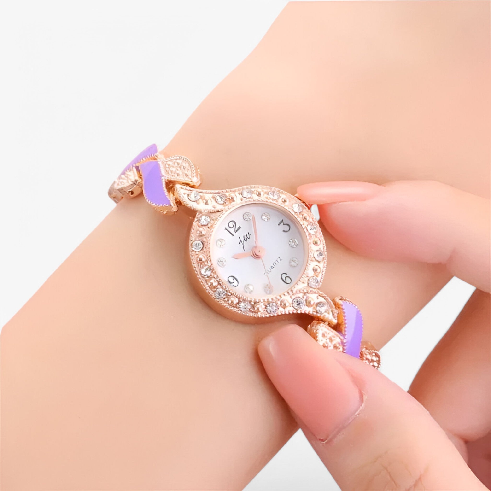 Junifer | Orologio da donna in acciaio con strass e movimento al quarzo - - - Concept Palermo