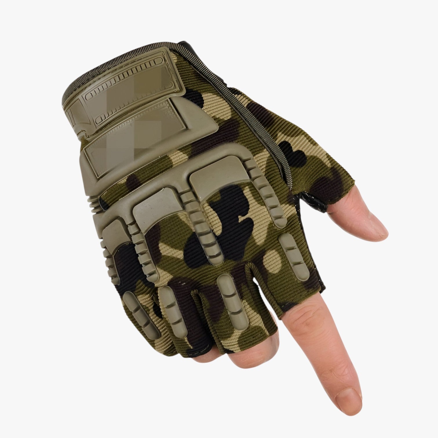 Joseph | Grip e Protezione: Guanti Tattili a Mezzo Dito - verde militare - gloves mens accessory - Concept Palermo