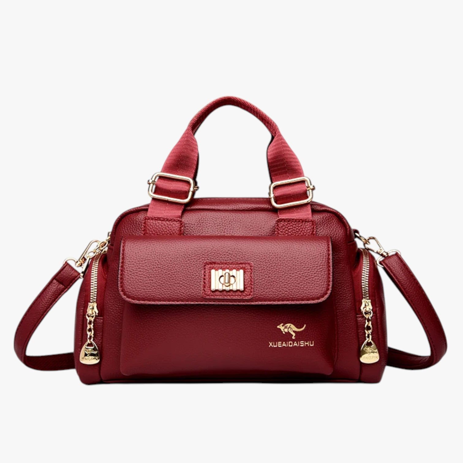 Siera | Eleganza e praticità per tutti i giorni – Borsa multitasche in pelle PU - Bordeaux - Bags women bags Women's handbags - Concept Palermo