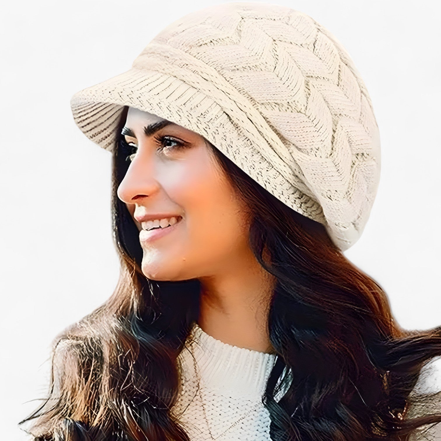 Lisette | Berretto Invernale Caldo In Peluche - Cappello Tricot In Finta Pelliccia - - hats womens hat - Concept Palermo