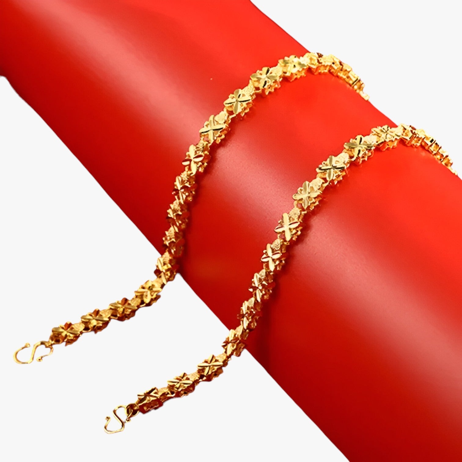 Lorreine | Lusso discreto – Bracciale 24K da 6 mm per un tocco raffinato - - Accessories Jewelry BRACELET BRACELET FOR WOMEN bracelets for women - Concept Palermo