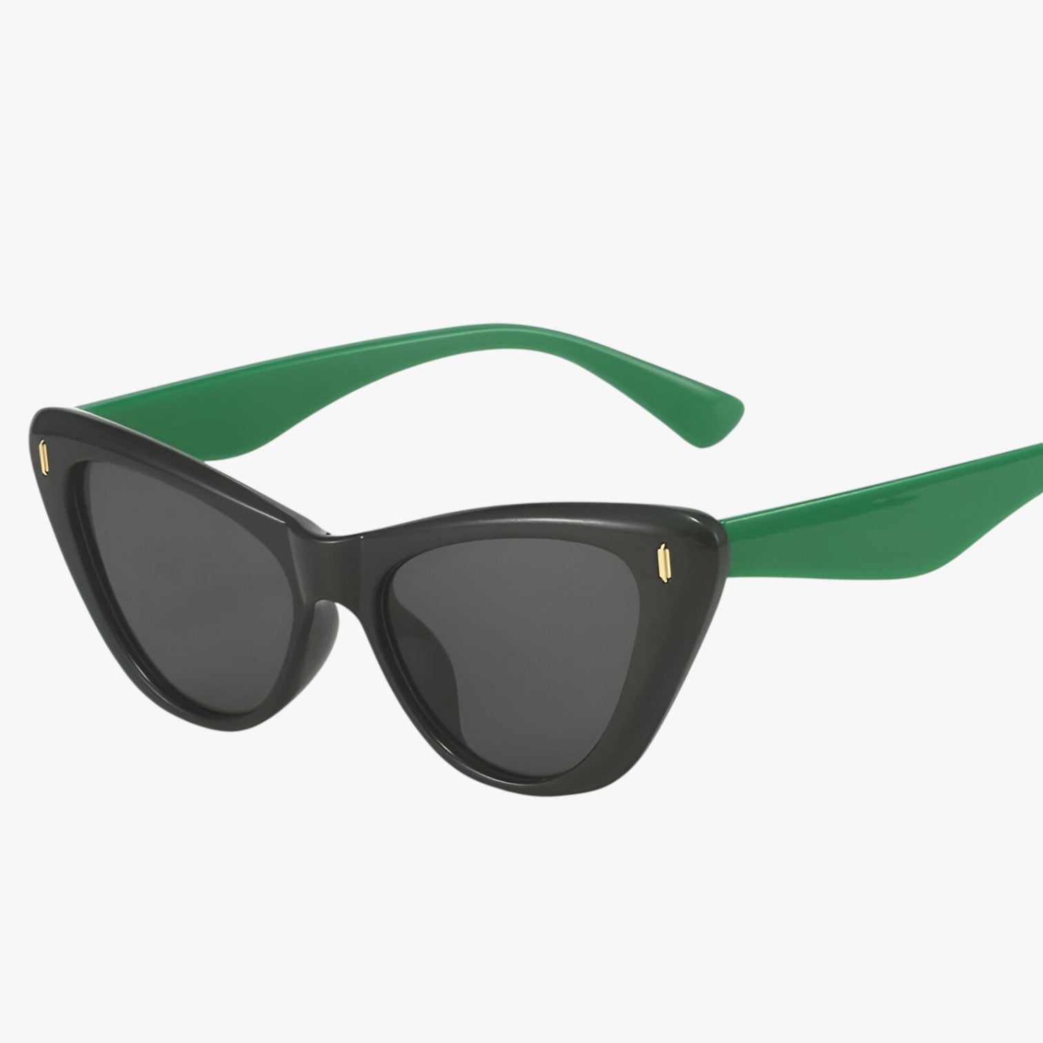 Kamila | Vintage Chic - Occhiali da sole Cat-Eye Ovali per protezione UV - Nero verde grigio MULTI - Fashion Sunglasses polarized sunglasses women Sunglasses - Concept Palermo