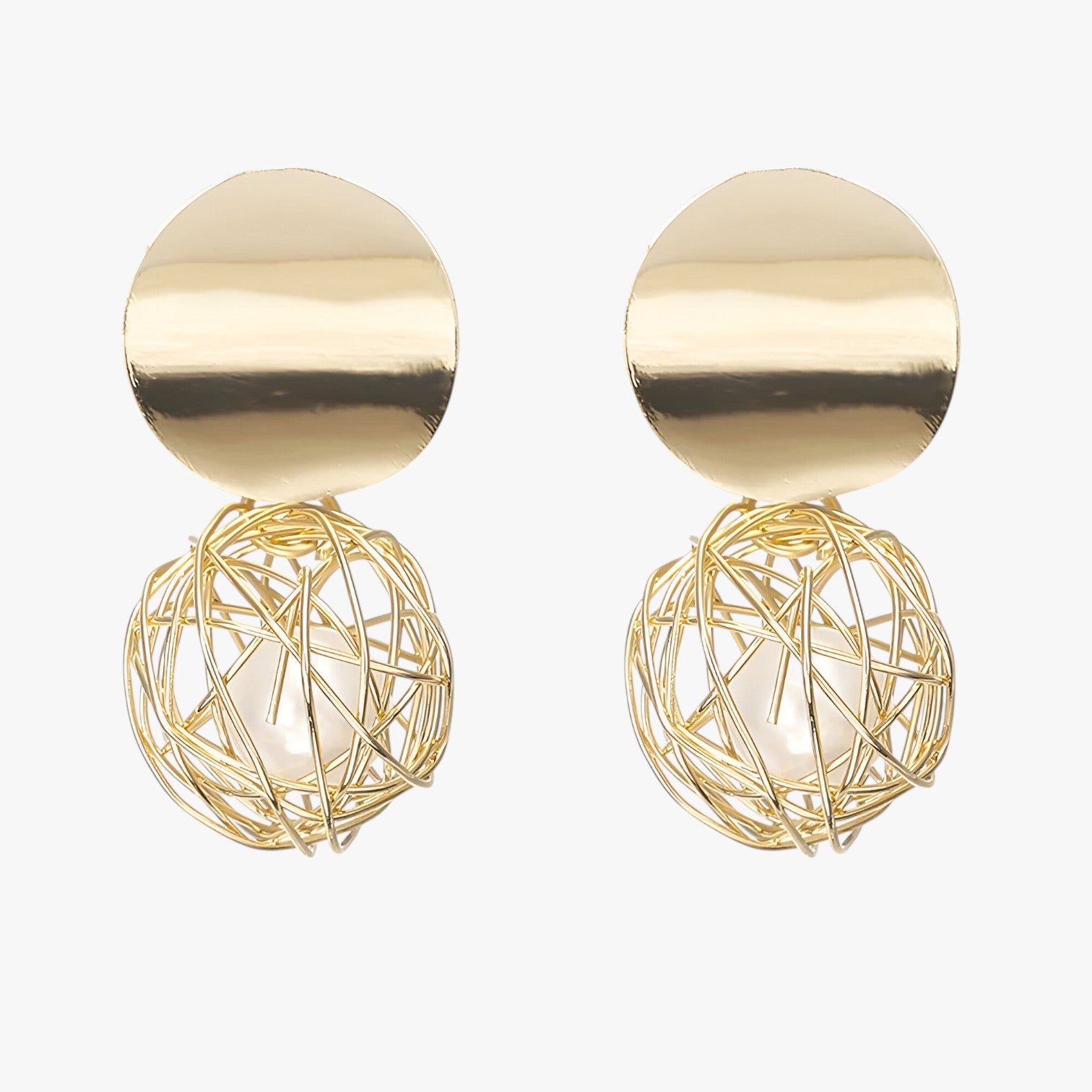 Genalyn | Orecchini a sfera in oro - con un tocco vintage - Oro - EARRINGS New Fashion Earrings womens earring - Concept Palermo