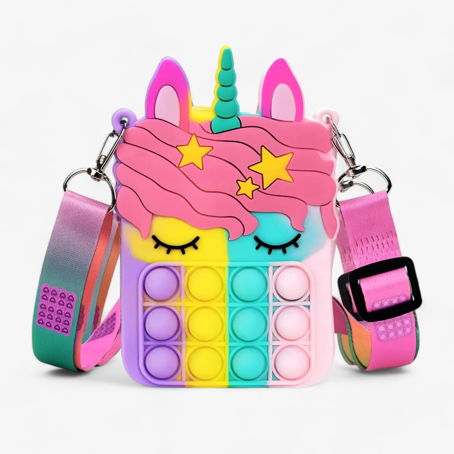 Claudine | Borsa Pop Unicorno – Fidget & Divertente - Arcobaleno - toys toys & gifts toys for kids - Concept Palermo