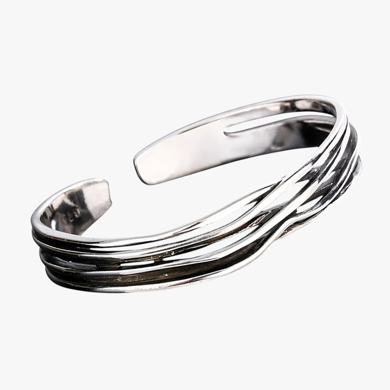 Natalia | Braccialetto Intrecciato in Argento con Stile Retro - - BRACELET FOR WOMEN BRACELETS bracelets for women - Concept Palermo