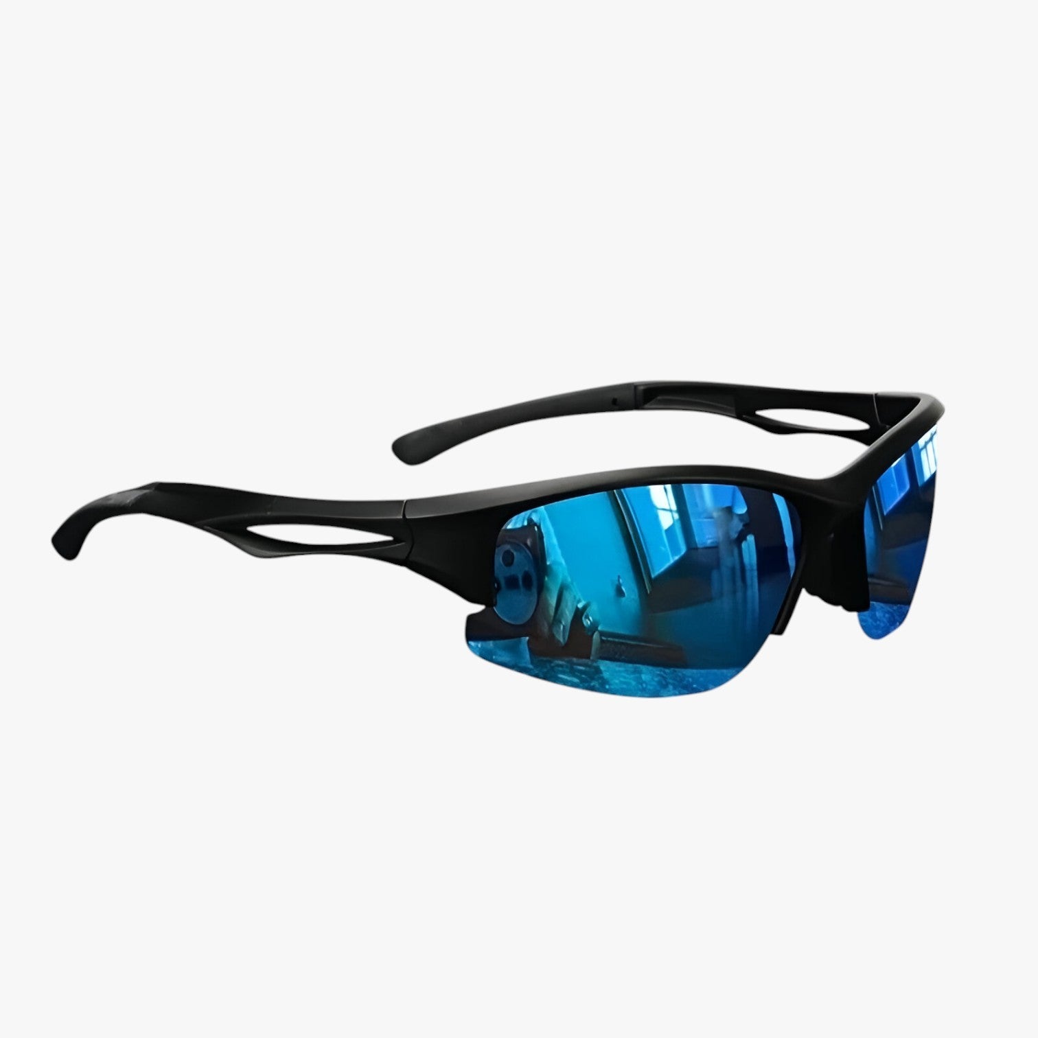 Nestor | Occhiali da sole sportivi con montatura metà bordo - Polarizzati e visione colorata - Blu - mens sunglasses Polarized man sunglasses Sunglasses - Concept Palermo
