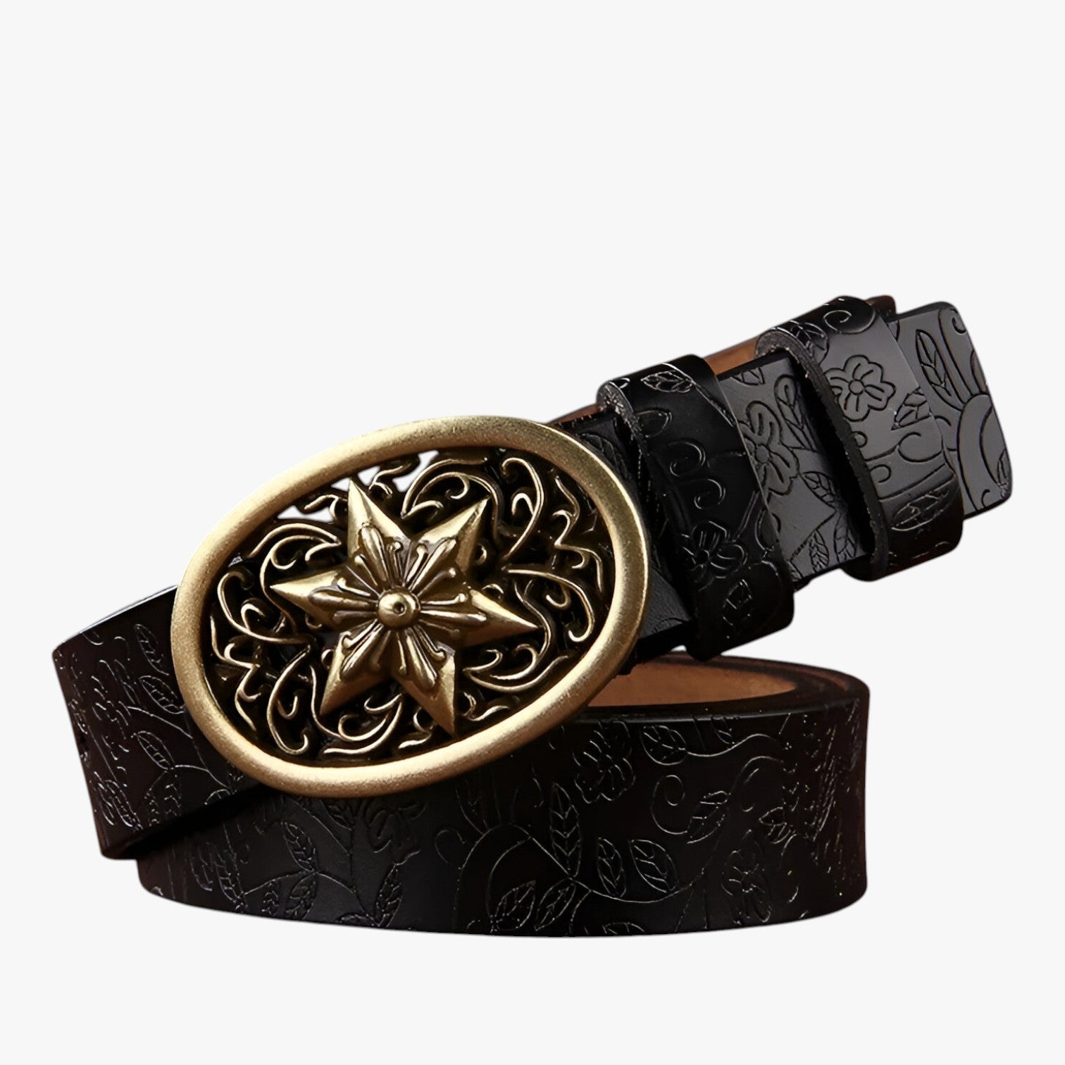 Ramora | Comfort Elegante – Cintura da donna in pelle di lusso per stile e sostenibilità - Nero 105CM - belt buckle women belts waist belt for women Womens belt - Concept Palermo