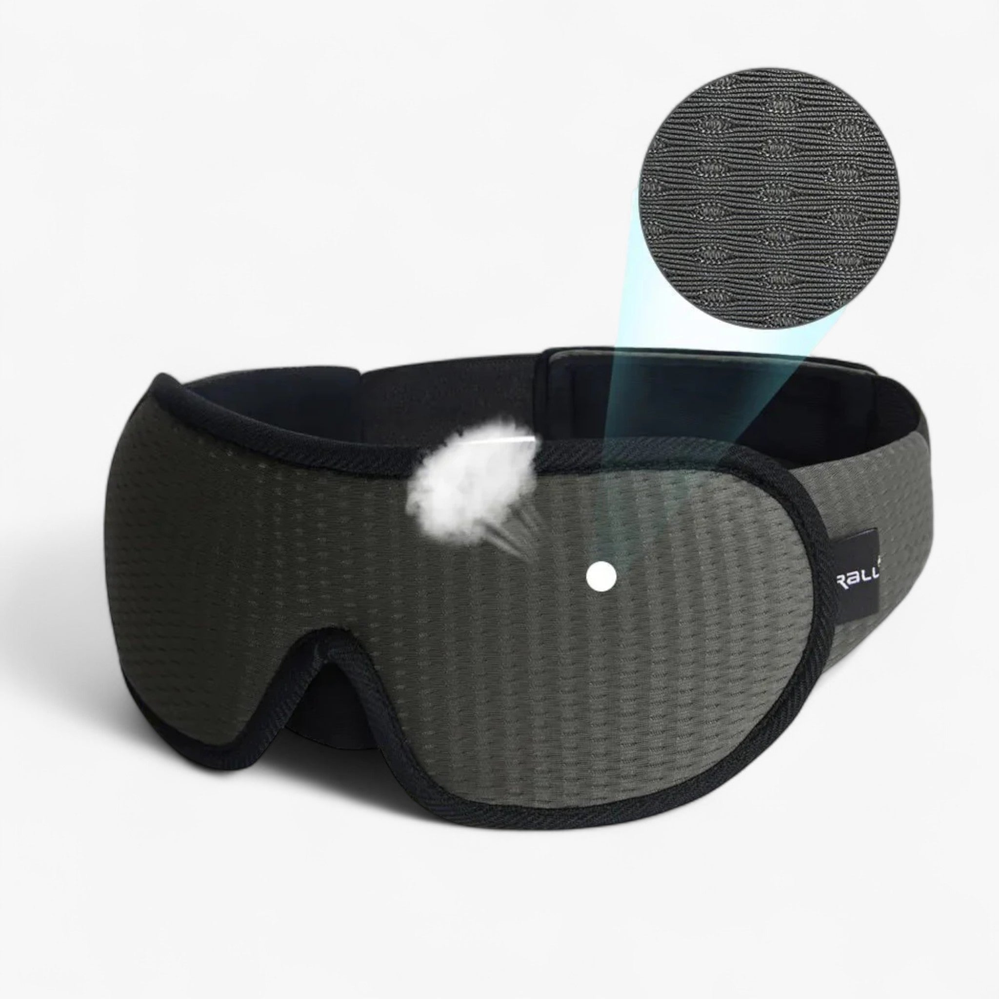 Dreampro | Maschera per gli Occhi UltraComfort 3D: Buio Perfetto - Grigio - Mask men Sleeping Mask spring women - Concept Palermo