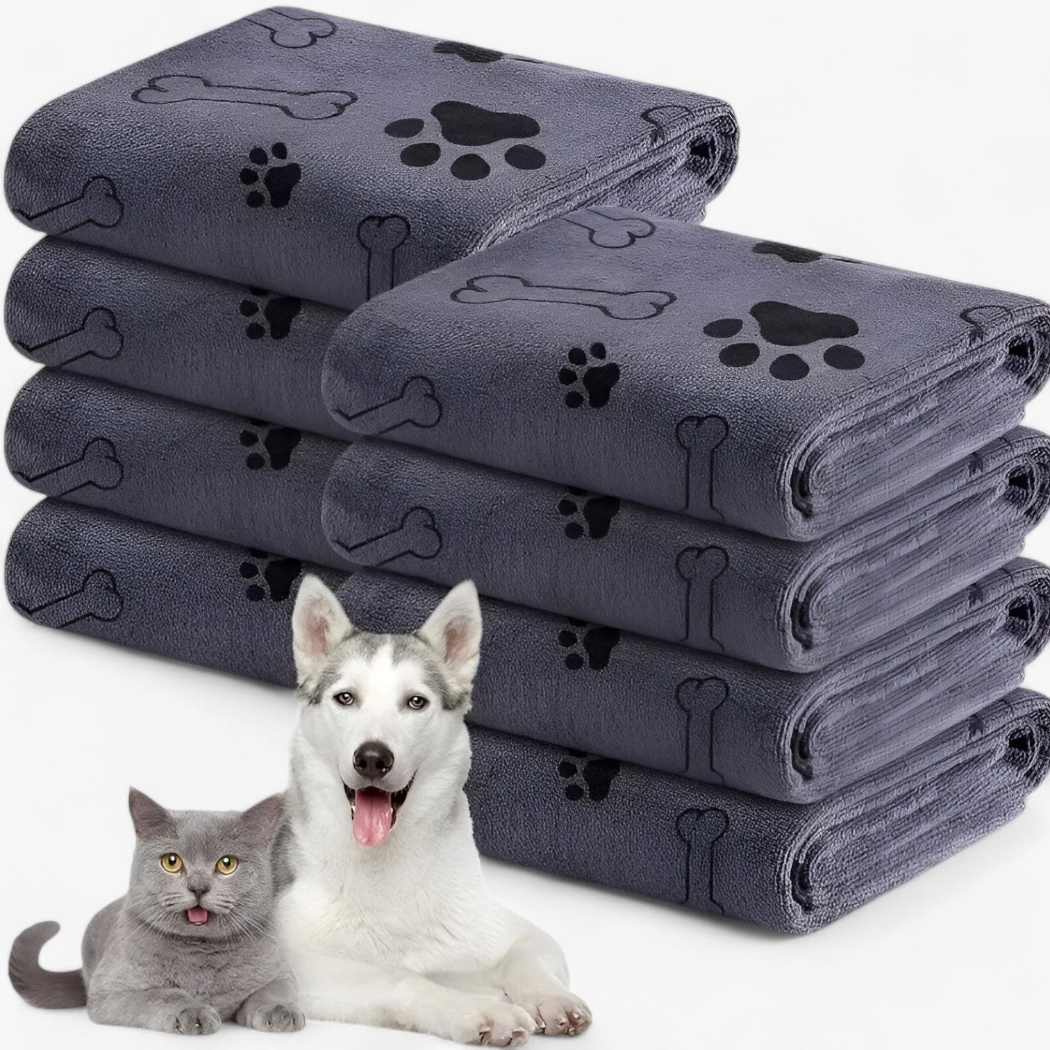 Rex | Asciugamano in Microfibra ad Asciugatura Rapida per Cani e Gatti - - pet pet accessories PET SUPPLIES - Concept Palermo