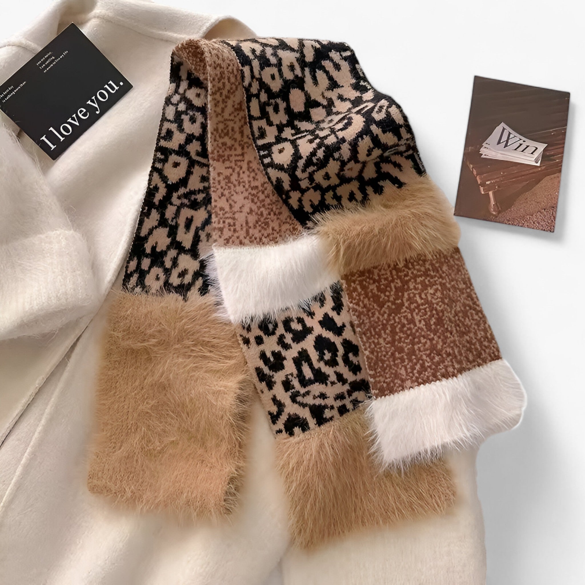 Leonie | Sciarpa leopardata: un must caldo ed elegante - - - Concept Palermo