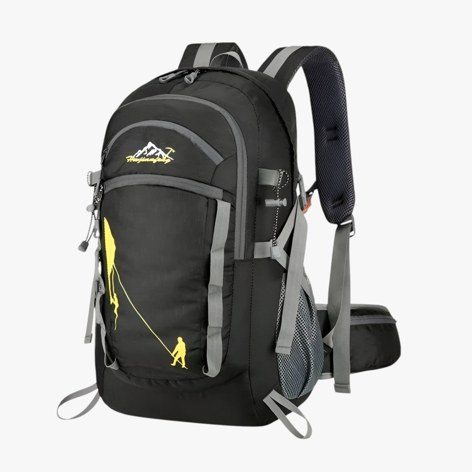 Diether | Zaino compatto per giornate attive – leggero, spazioso e pronto per l'avventura - Borsa nera sola 30 - 40L - Backpacks bag mens bag - Concept Palermo