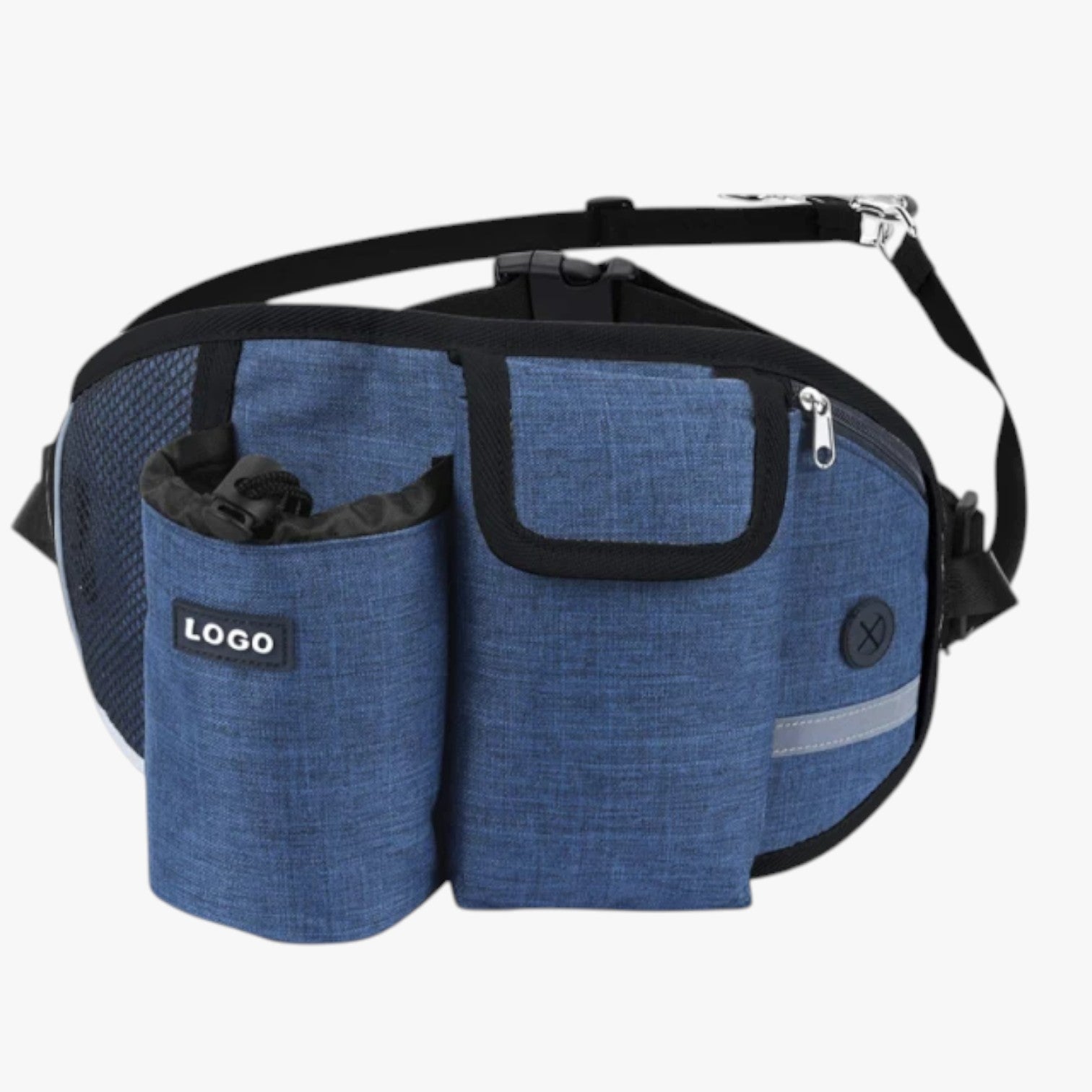 Briella | Marsupio Sportivo con Porta-Premi e Guinzaglio Riflettente - Blu NO GUinzaglio Cina - pet pet accessories petproduct Pets - Concept Palermo
