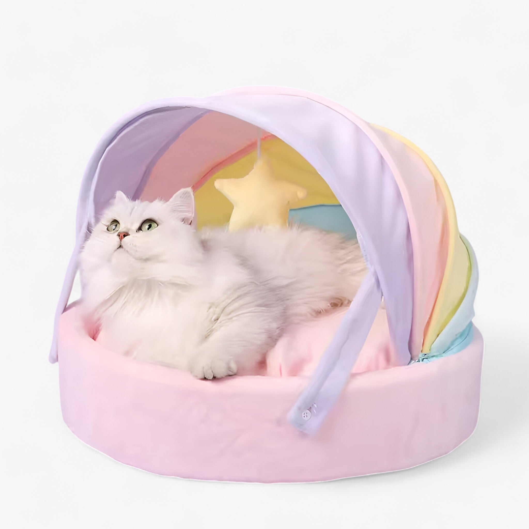 PuffyPaws™ | Casa per Gatti Rainbow - Comfort e Calore per il Tuo Animale Domestico - - - Concept Palermo