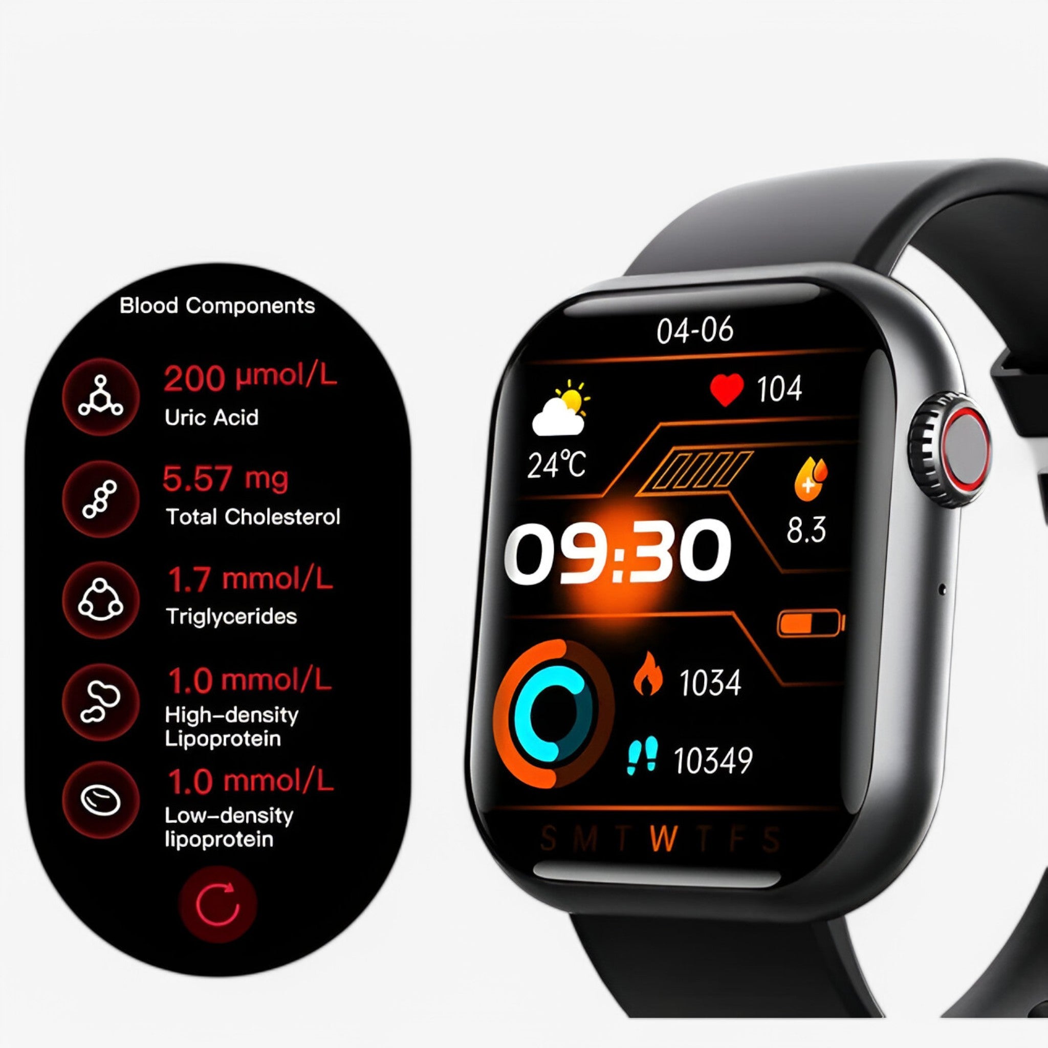 Clement | Smartwatch Sportivo Avanzato - - - Concept Palermo
