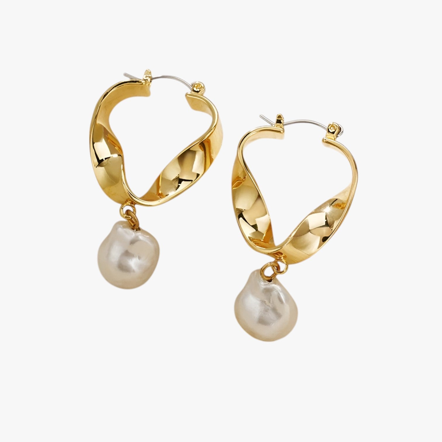 Audrey | Orecchini a perno Torque - Sostenibili e Stilosi in Oro 18k Placcato - - Accessories Jewelry EARRINGS - Concept Palermo