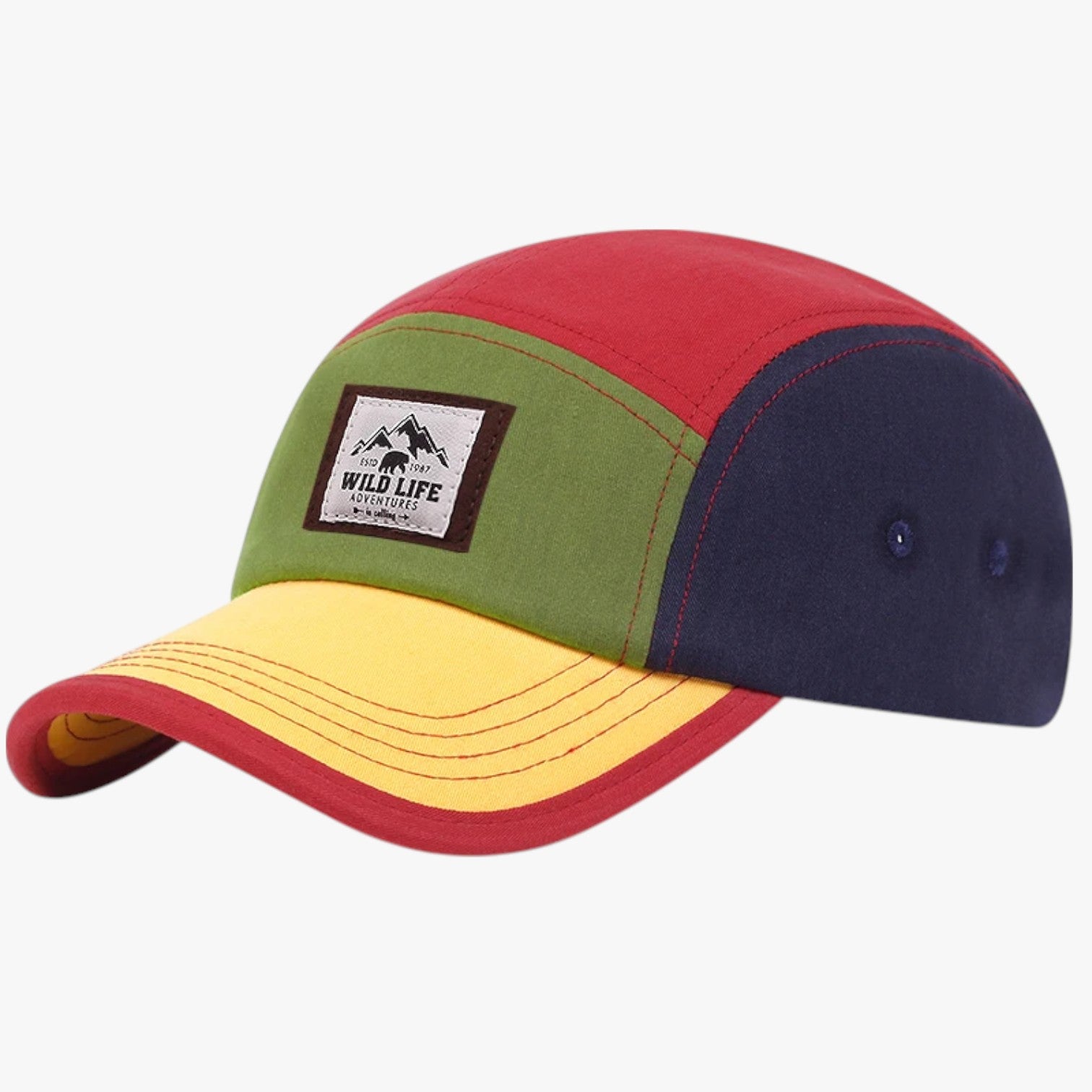 Brixton | Cappello 5 Pannelli Stile Vintage Unisex - Rossa Regolabile - Baseball caps caps mens cap - Concept Palermo