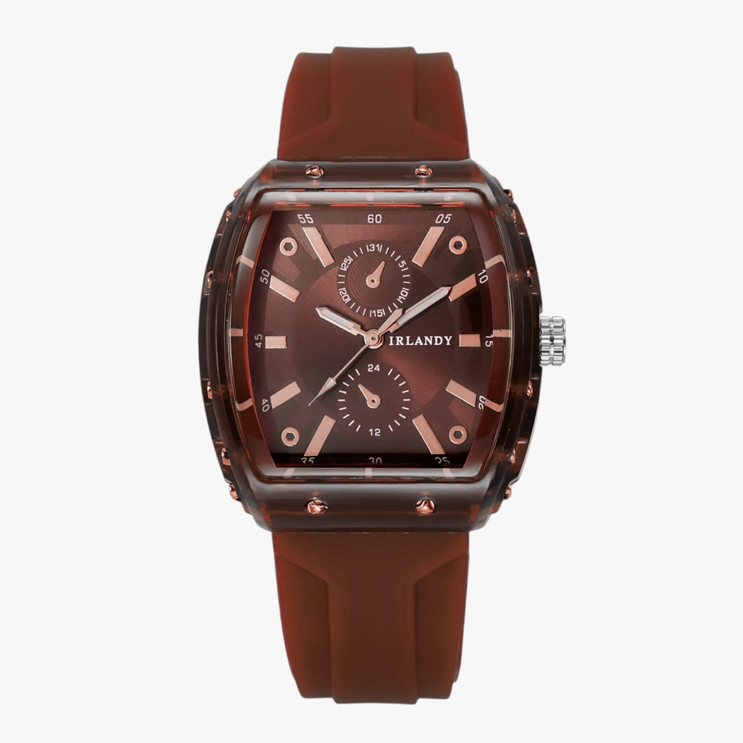 Sasha | Orologio da polso femminile in silicone casual - Marrone senza scatola - female watch ladies watch watch watch for women watches - Concept Palermo